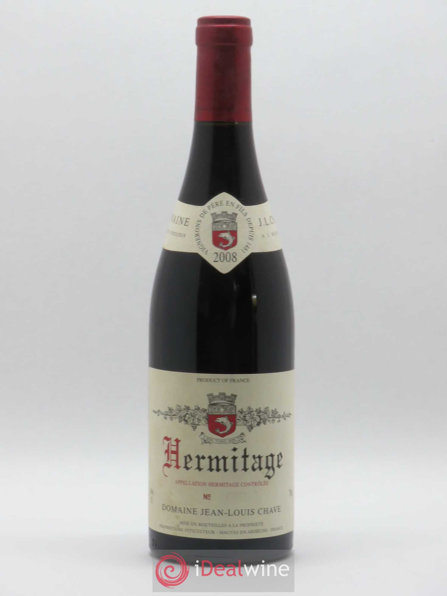 Hermitage Jean-Louis Chave 2008 - Lot de 1 bouteille - 0
