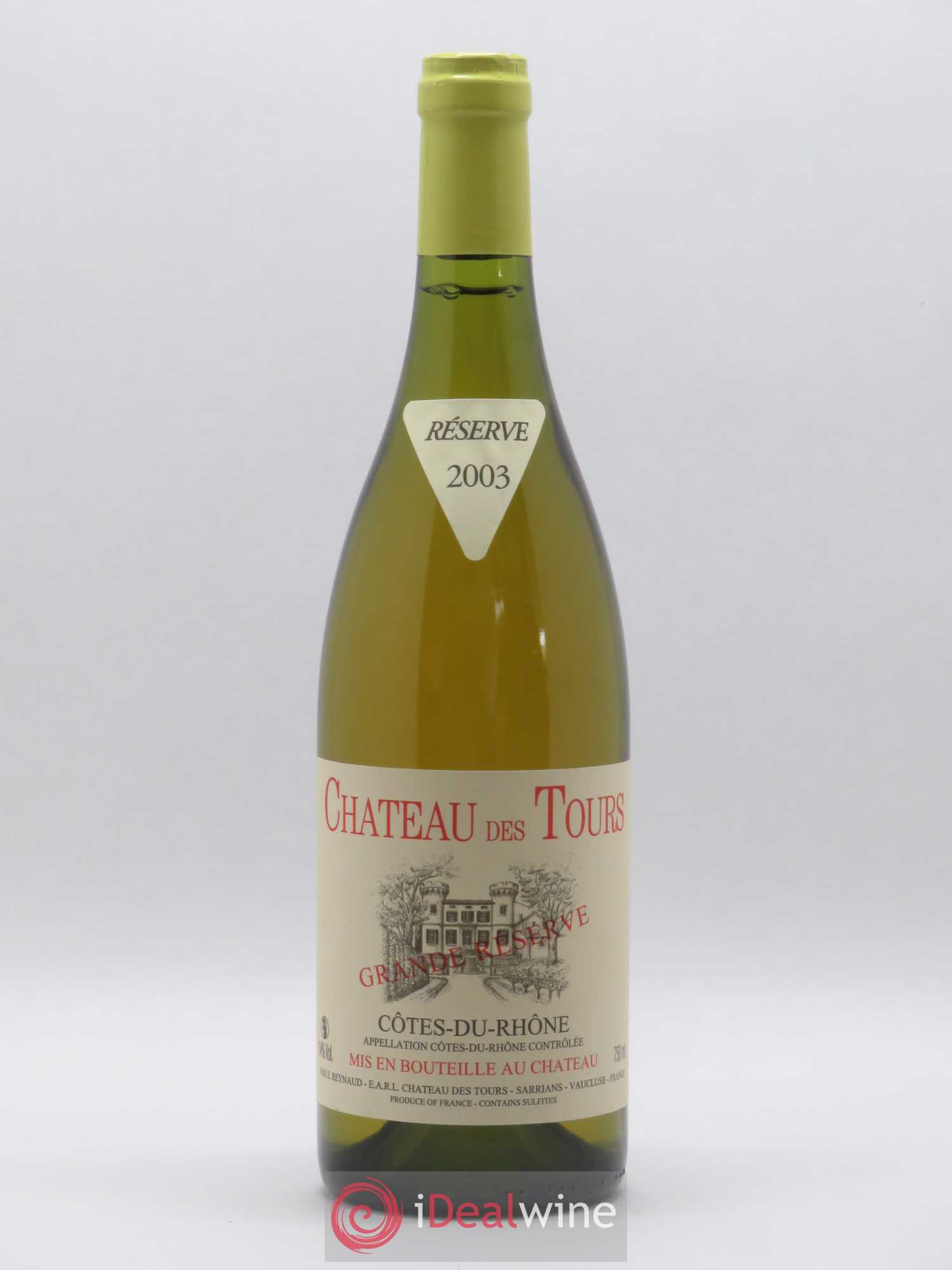 Côtes-du-Rhône Château des Tours Emmanuel Reynaud 2003 - Posten von 1 Flasche - 0