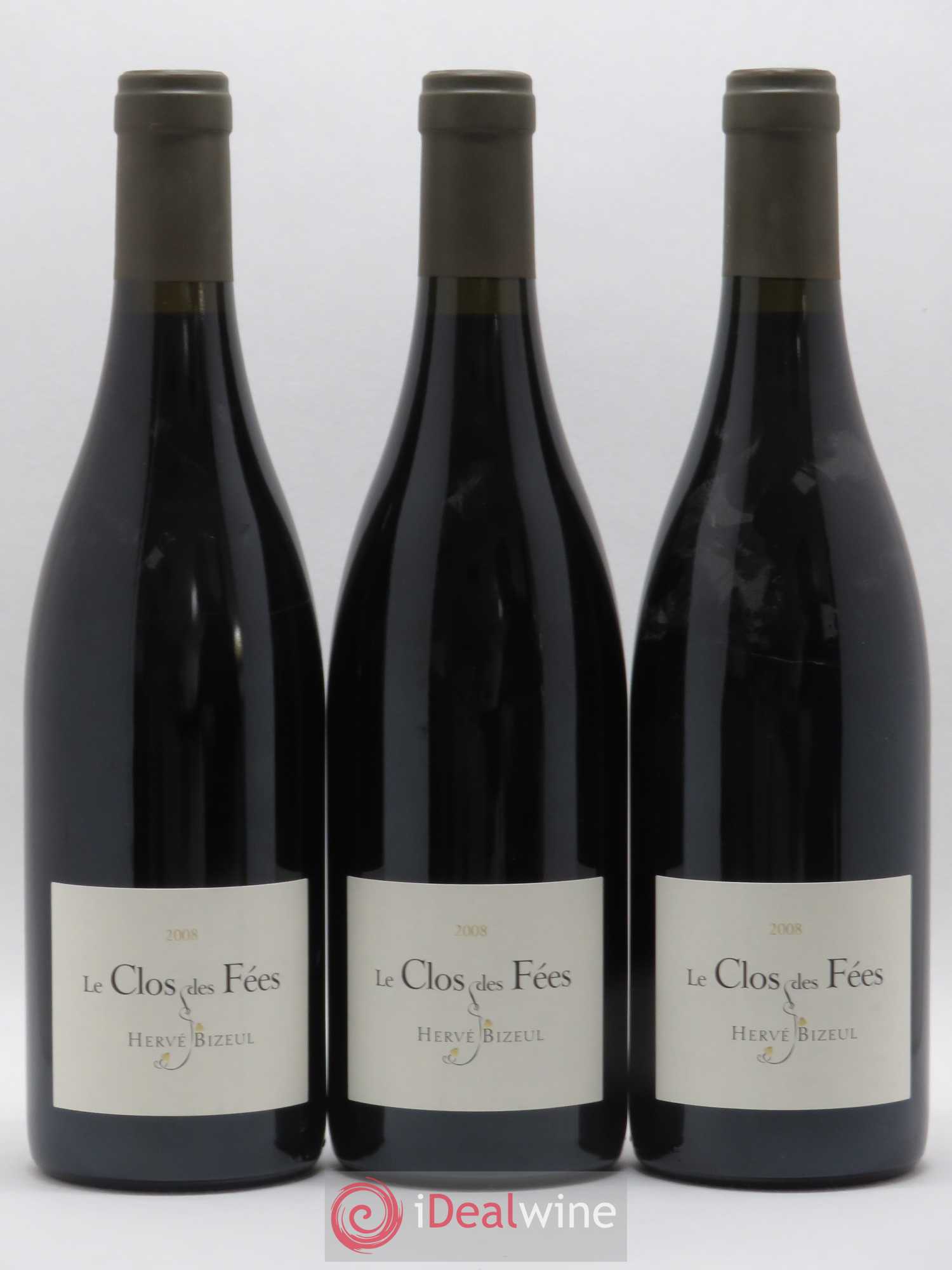 Côtes du Roussillon Villages Clos des Fées Hervé Bizeul 2008 - Lot de 3 bouteilles - 0