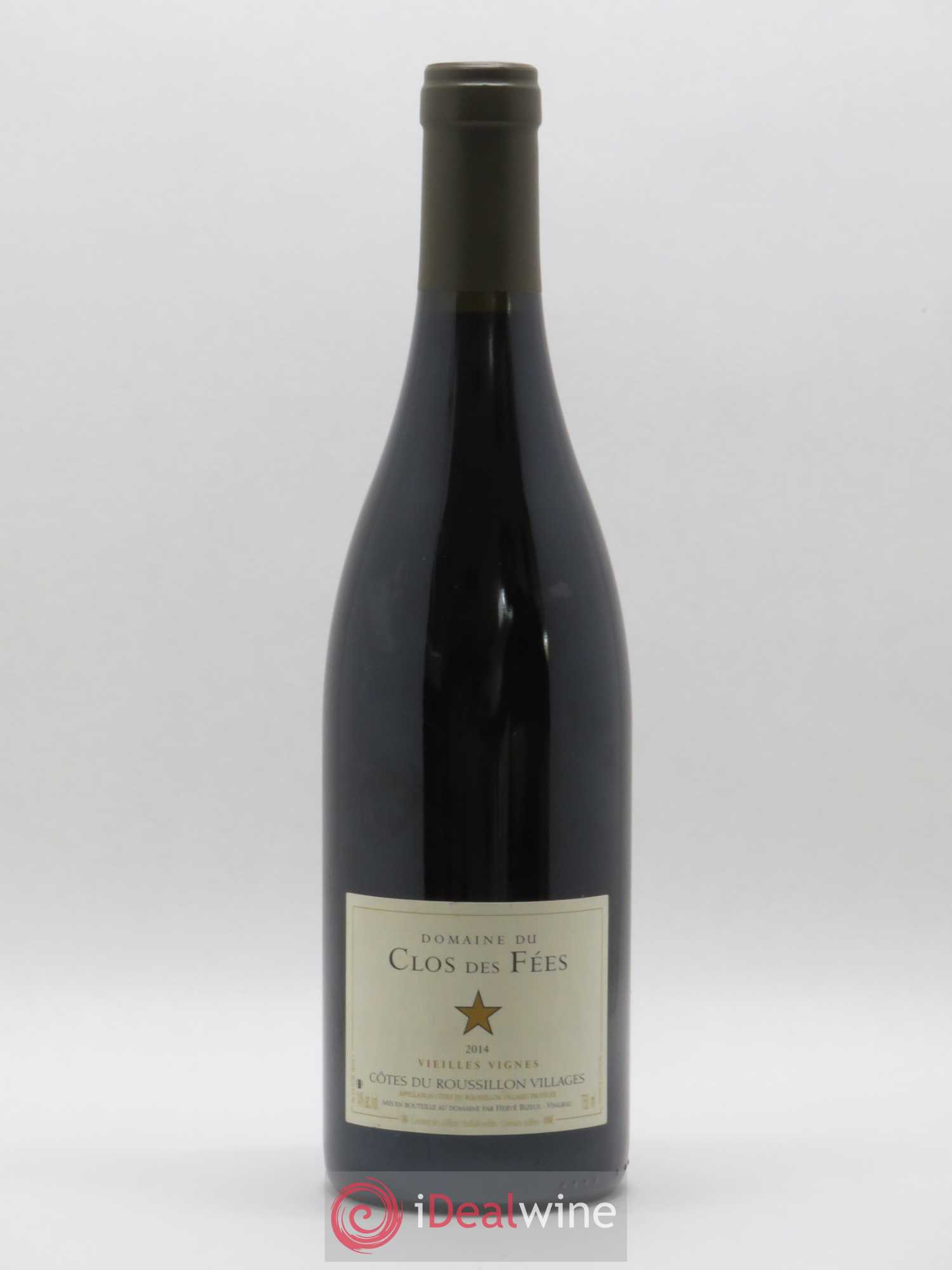 Côtes du Roussillon Villages Clos des Fées Vieilles vignes Hervé Bizeul 2014 - Lot de 1 bouteille - 0