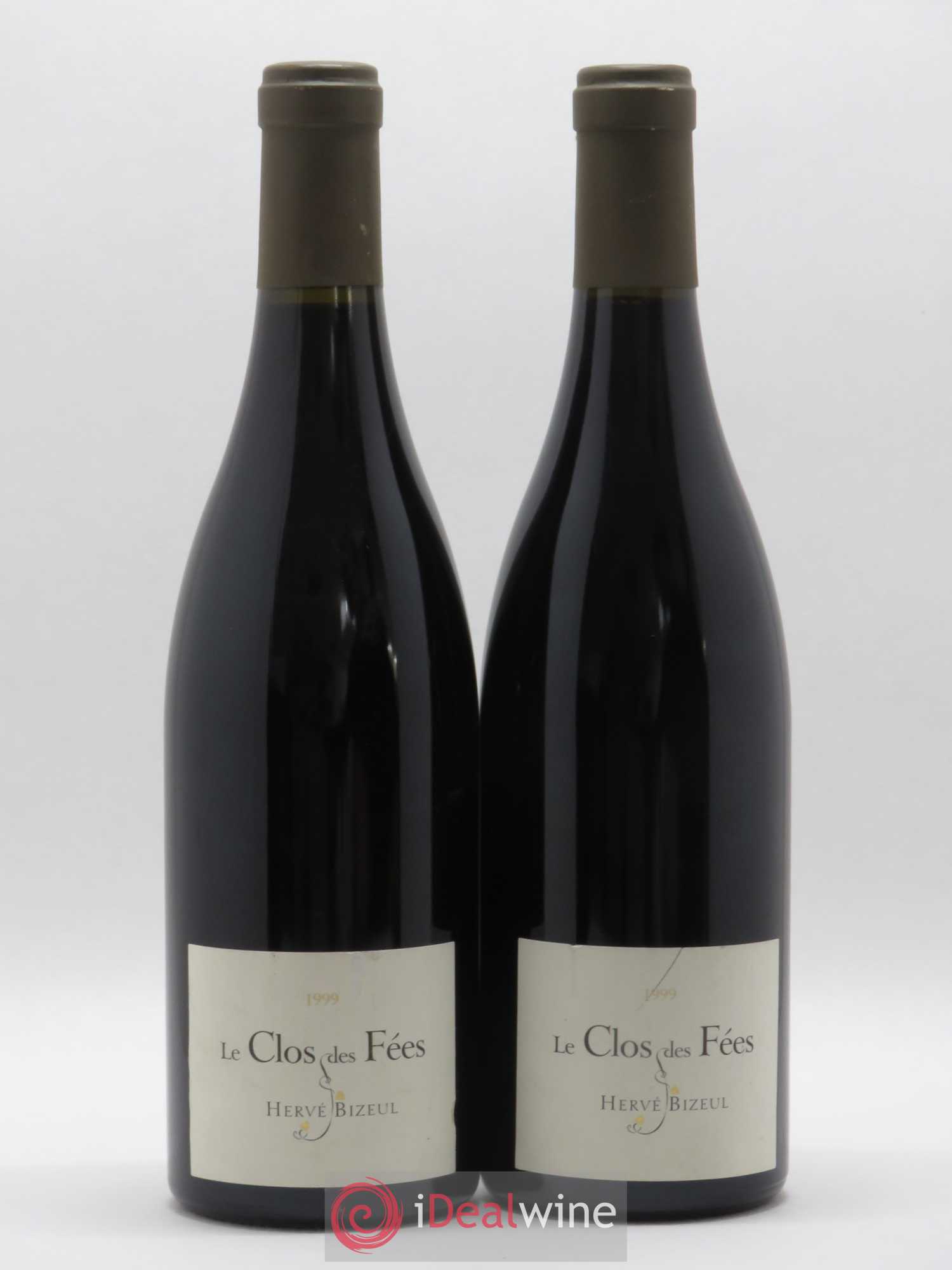 Côtes du Roussillon Villages Clos des Fées Hervé Bizeul 1999 - Lot de 2 bouteilles - 0