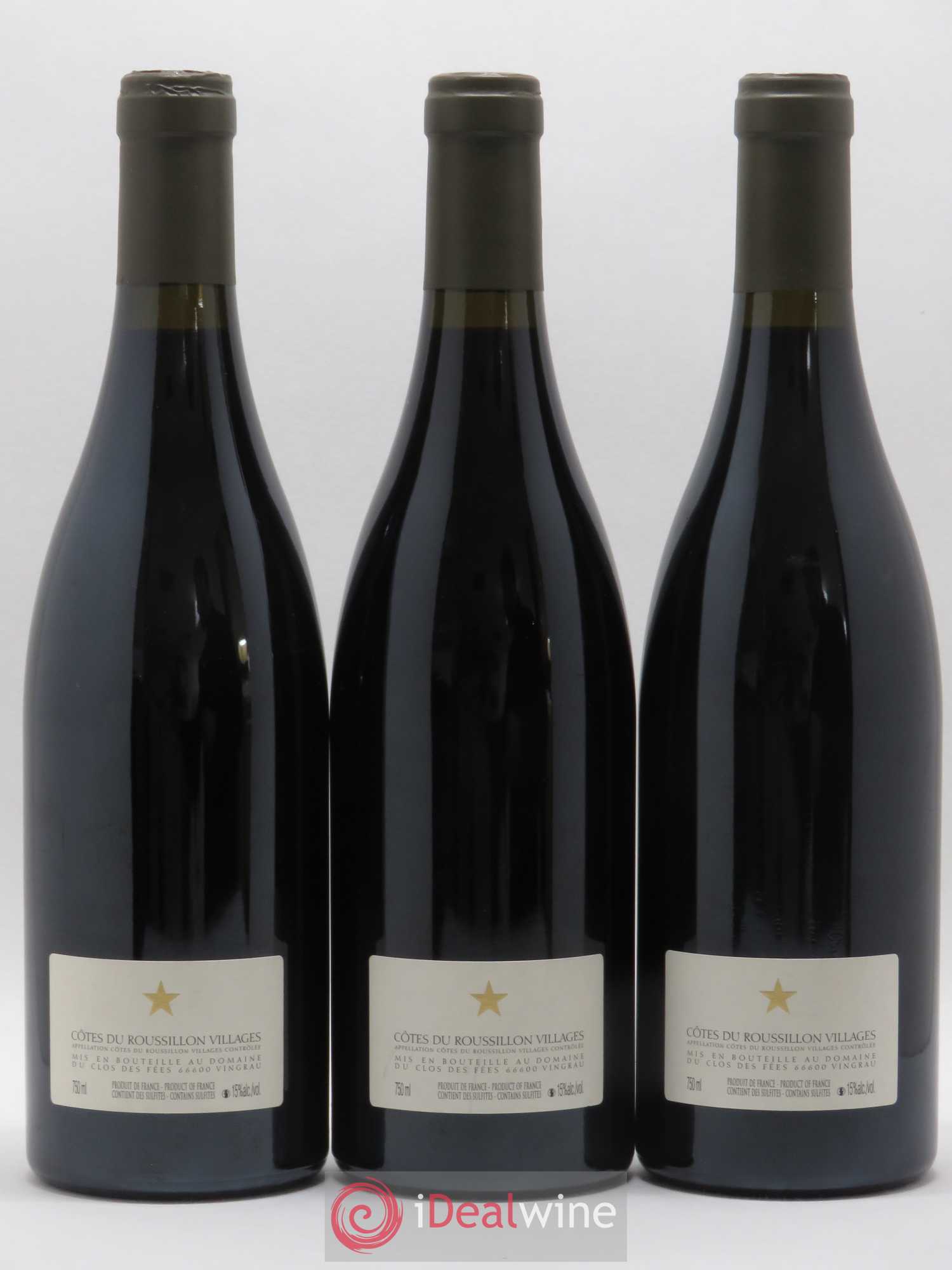 Côtes du Roussillon Villages Clos des Fées Hervé Bizeul 2011 - Lot de 3 bouteilles - 1