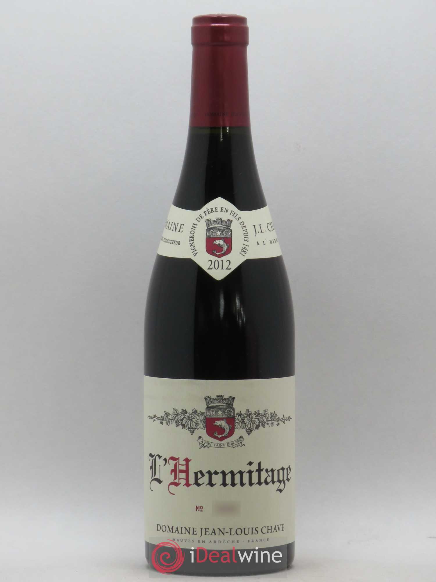 Hermitage Jean-Louis Chave 2012 - Lot de 1 bouteille - 0
