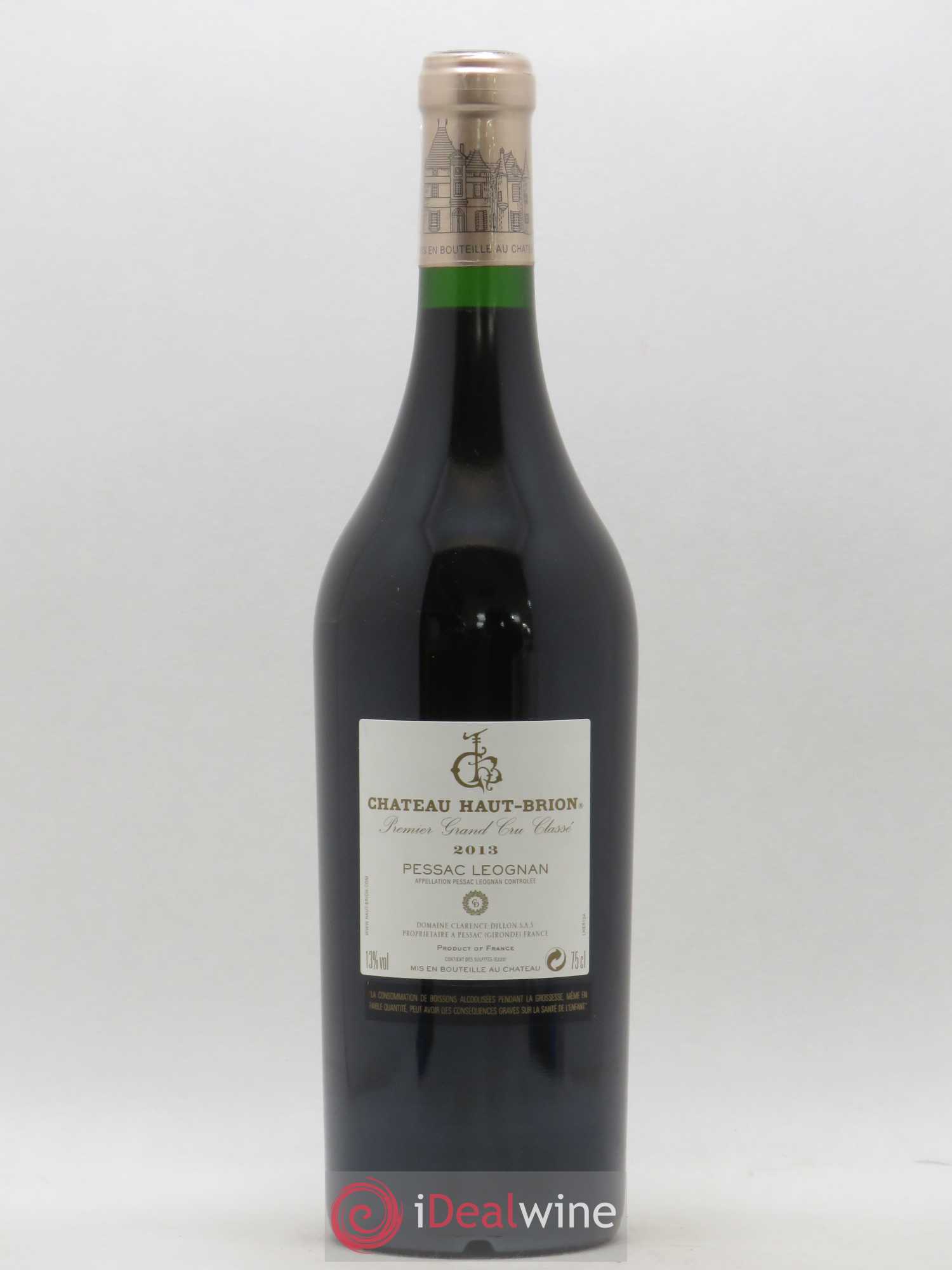Château Haut Brion 1er Grand Cru Classé 2013 - Lot de 1 bouteille - 1