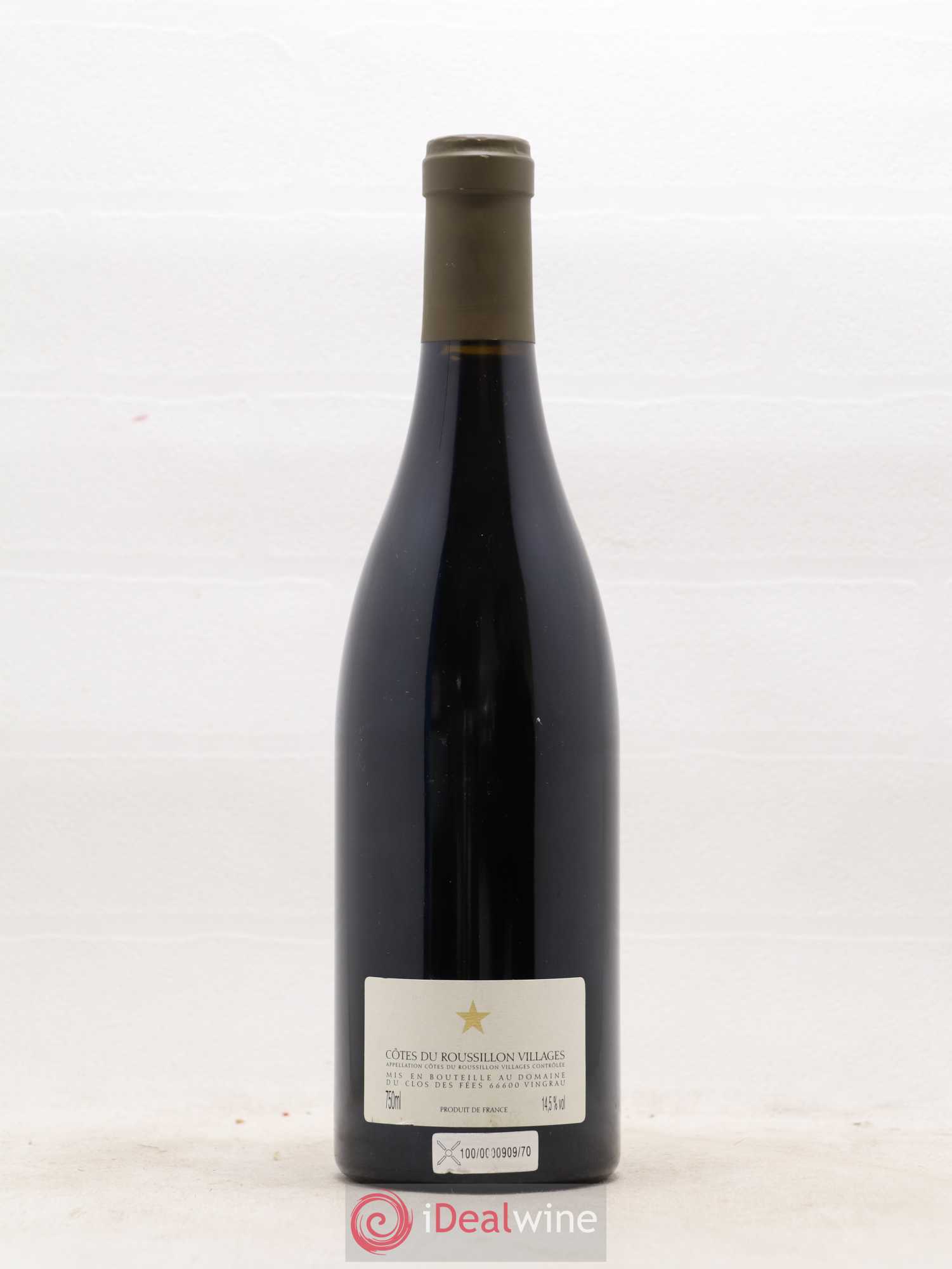 Côtes du Roussillon Villages Clos des Fées Hervé Bizeul 2000 - Lot de 1 bouteille - 1