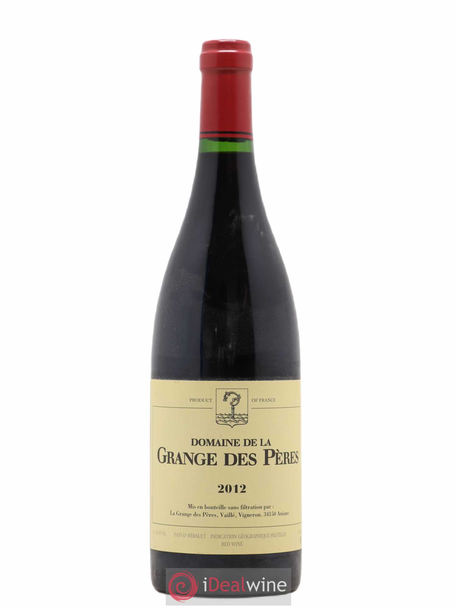 Pays d'Hérault Grange des Pères Laurent Vaillé 2012 - Lot de 1 bouteille - 0