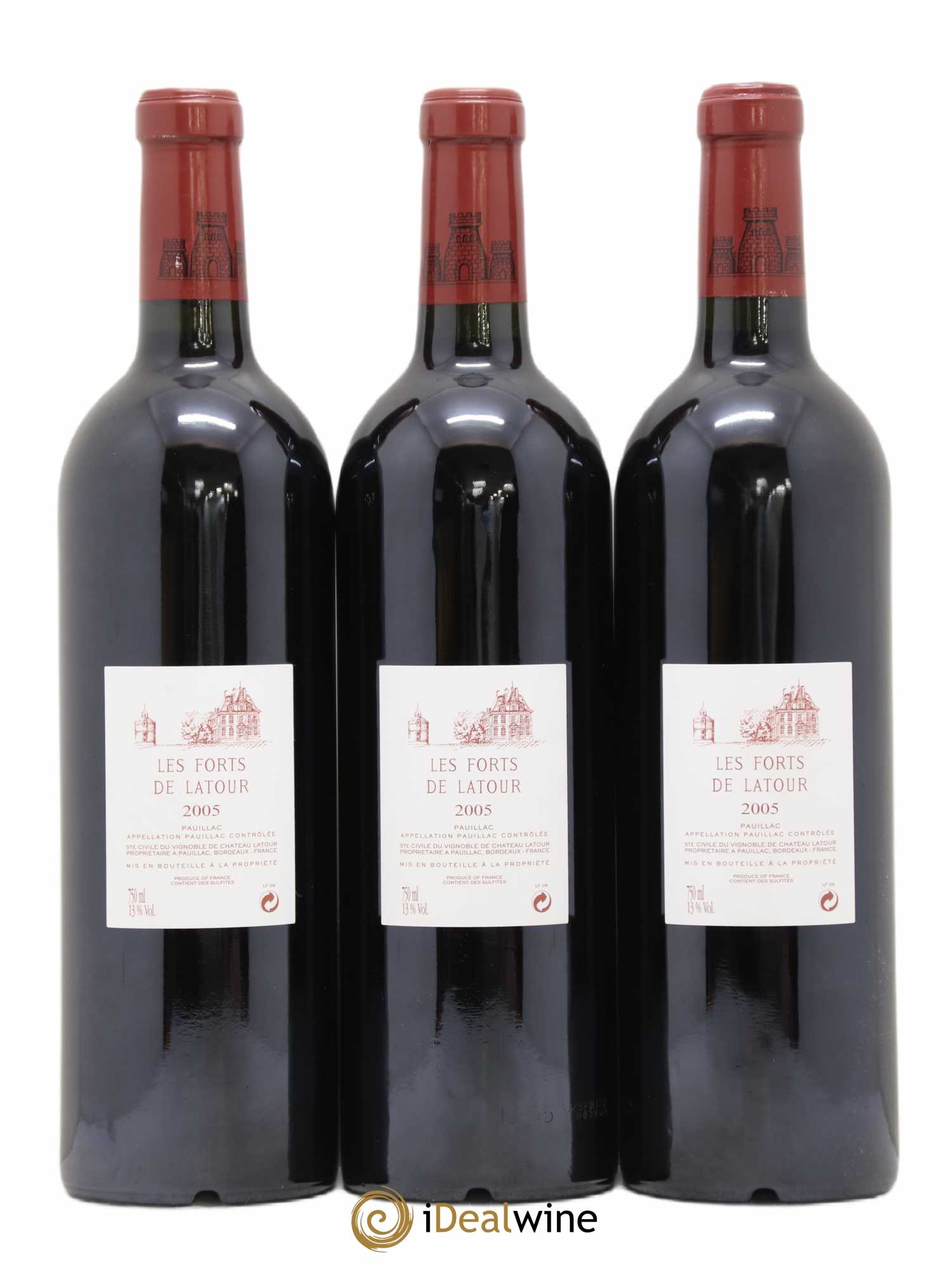 Les Forts de Latour Second Vin 2005 - Lot de 3 bouteilles - 1