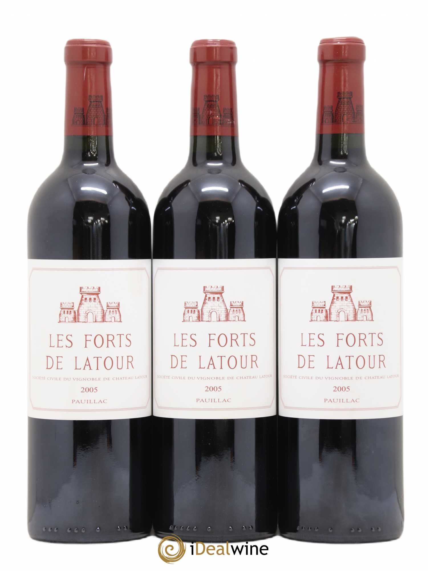 Les Forts de Latour Second Vin 2005 - Lot de 3 bouteilles - 0