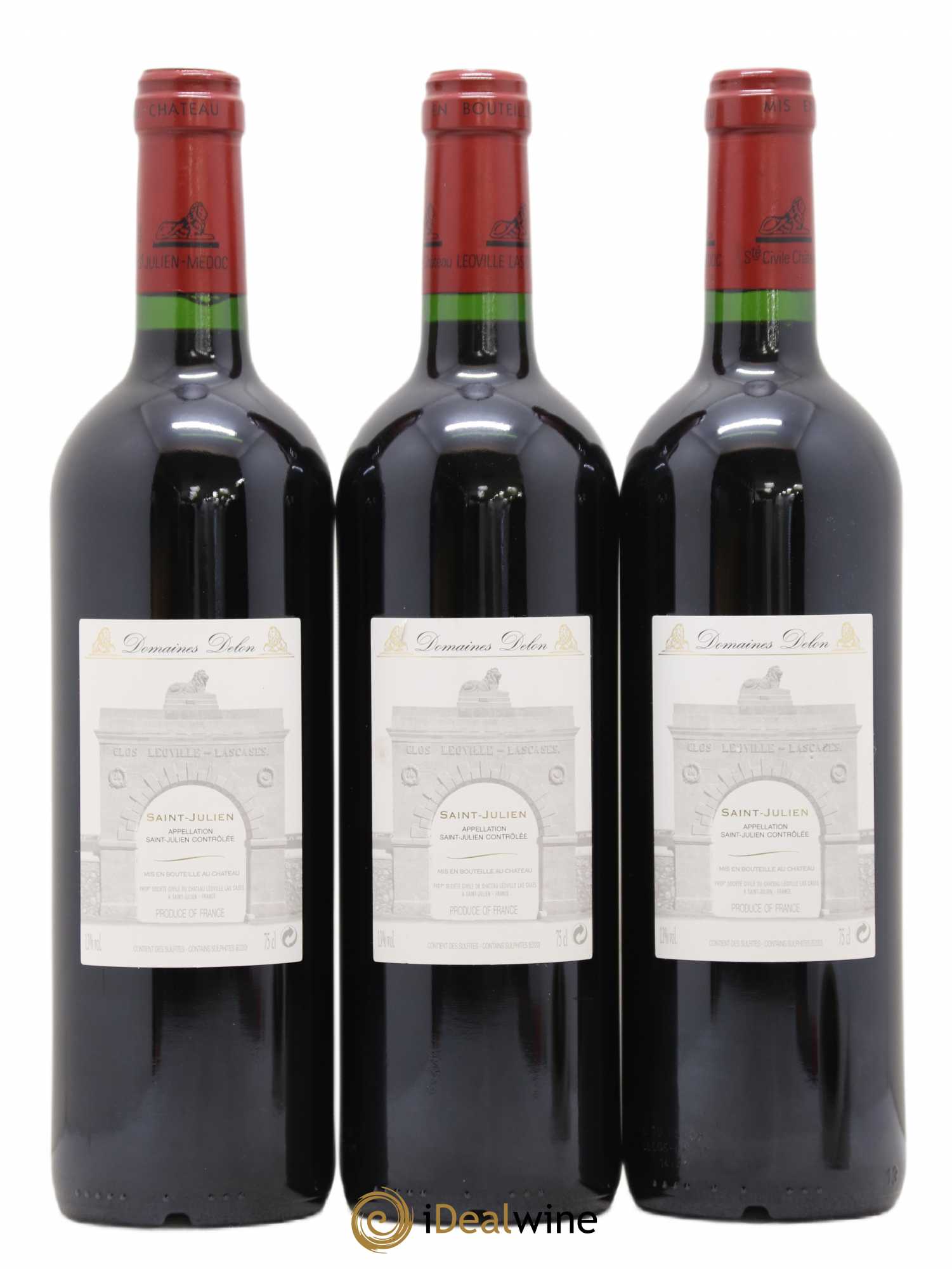 Château Léoville Las Cases 2ème Grand Cru Classé 2006 - Lot de 3 bouteilles - 1