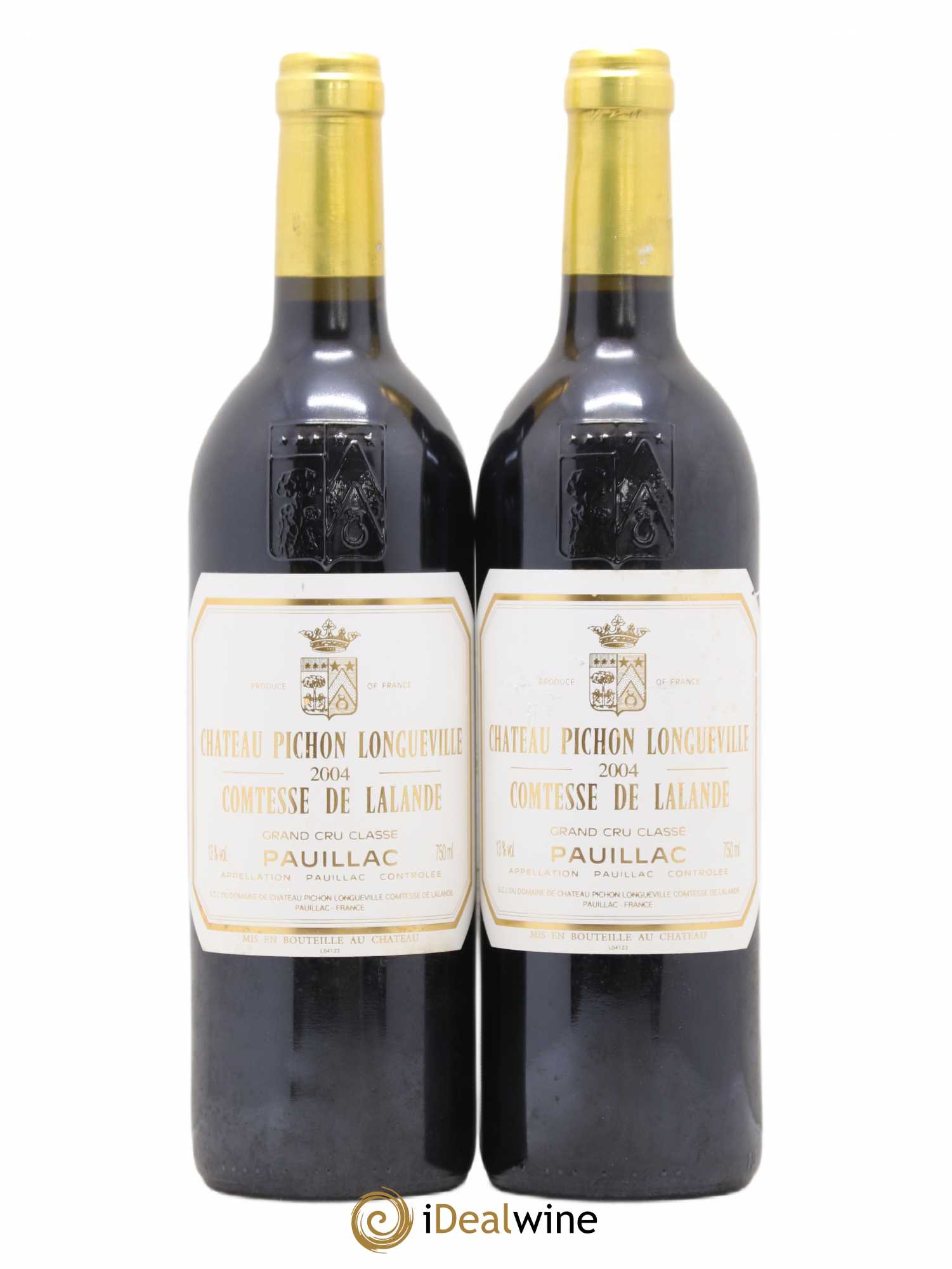 Château Pichon Longueville Comtesse de Lalande 2ème Grand Cru Classé 2004 - Lot de 2 bouteilles - 0