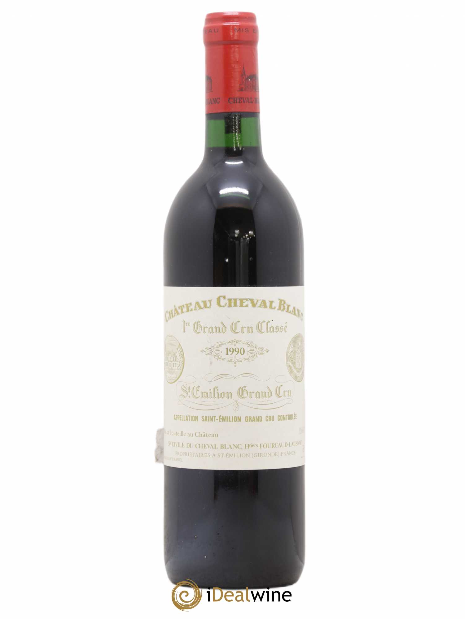 Château Cheval Blanc 1er Grand Cru Classé A 1990 - Lot de 1 bouteille - 0
