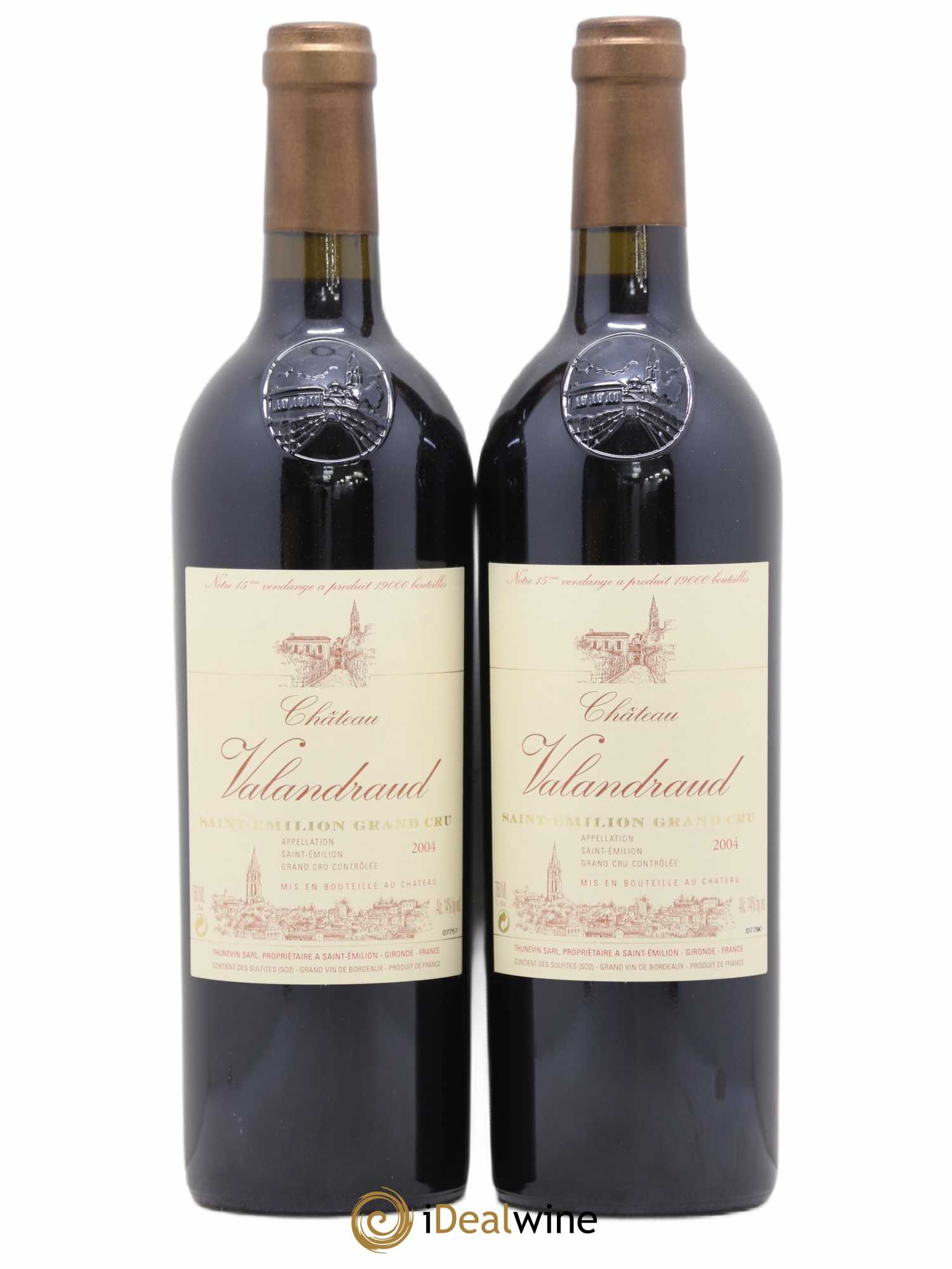Château de Valandraud 2004 - Lot de 2 bouteilles - 0