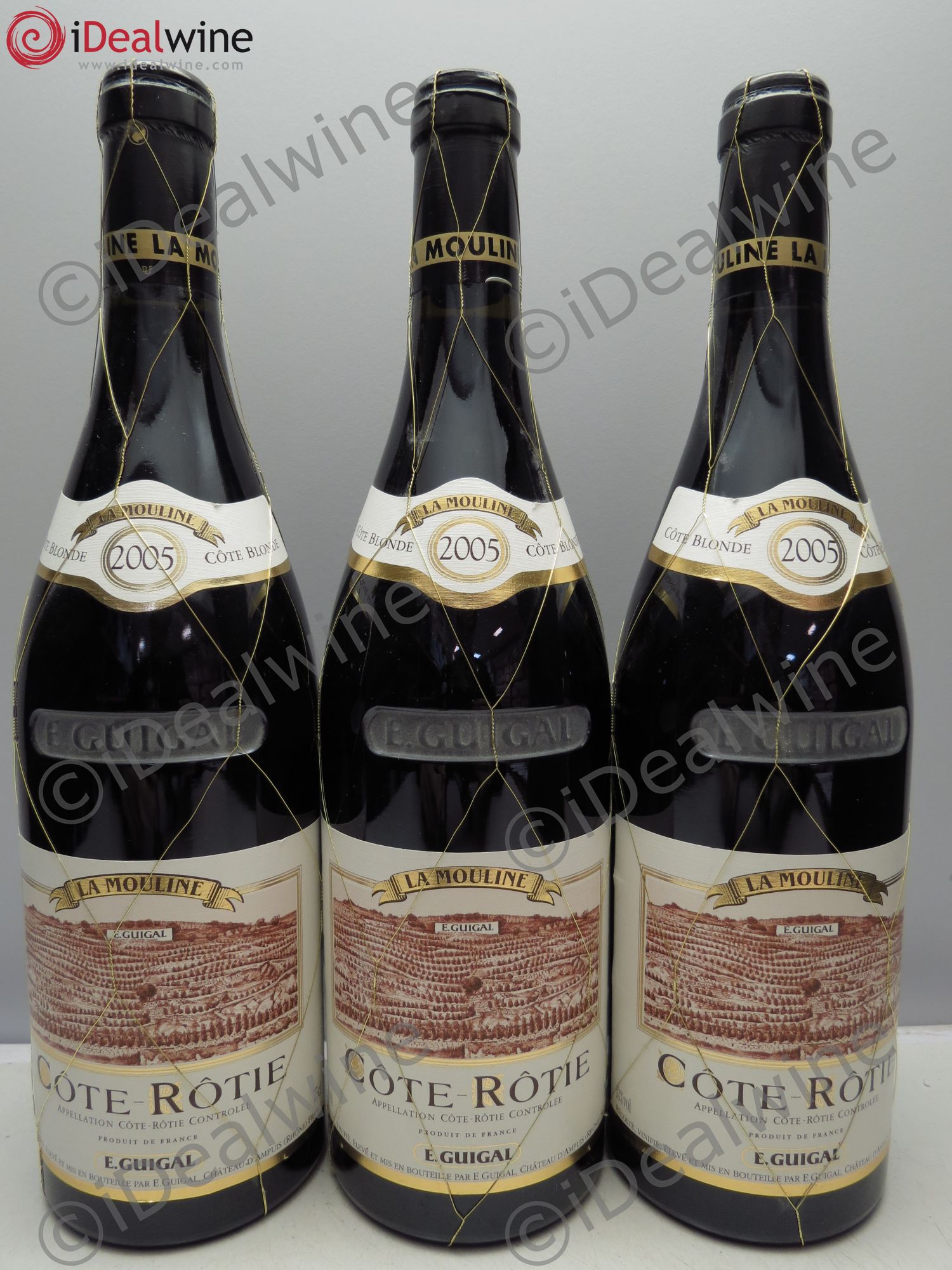 Côte-Rôtie La Mouline Guigal 2005 - Lot de 3 bouteilles - 0
