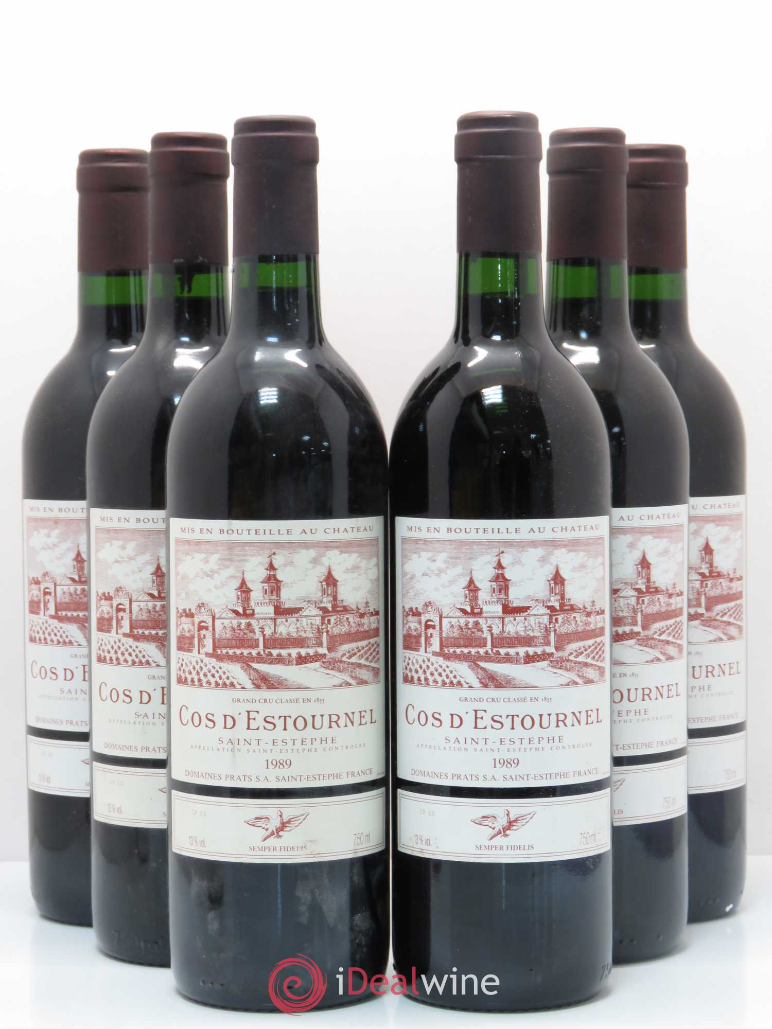 Cos d'Estournel 2ème Grand Cru Classé 1989 - Lot de 6 bouteilles - 0