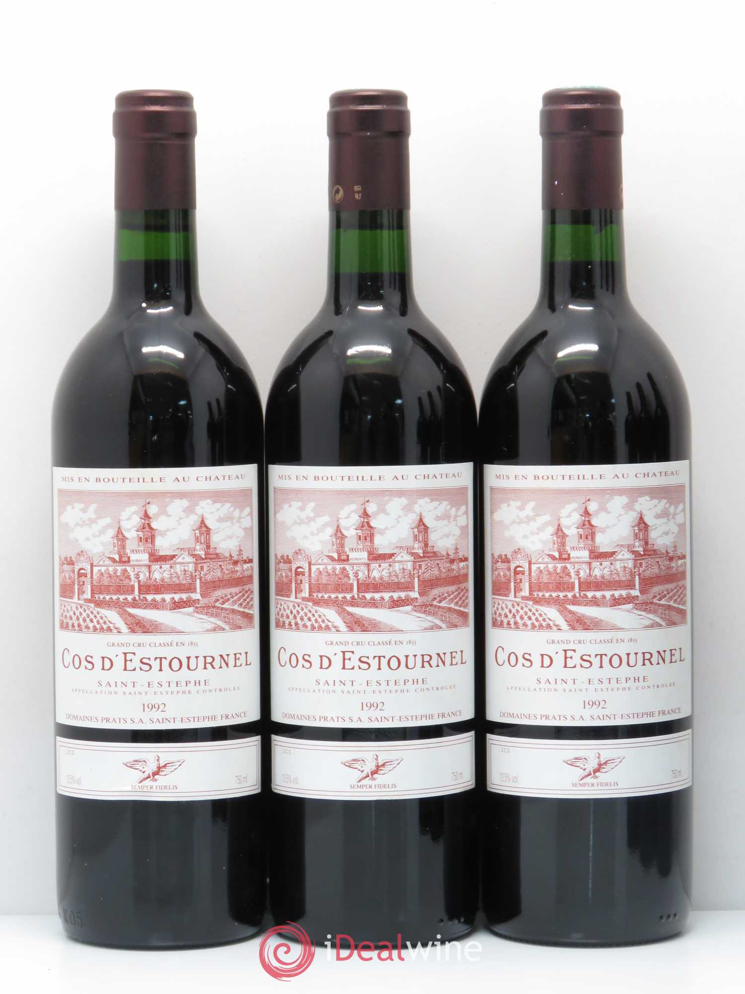 Cos d'Estournel 2ème Grand Cru Classé 1992 - Lot de 12 bouteilles - 3