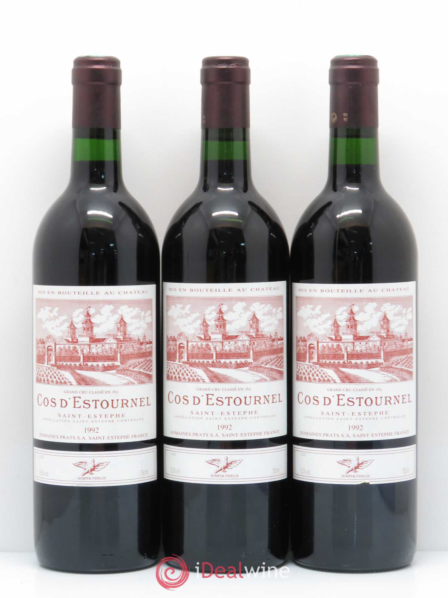 Cos d'Estournel 2ème Grand Cru Classé 1992 - Lot de 12 bouteilles - 4