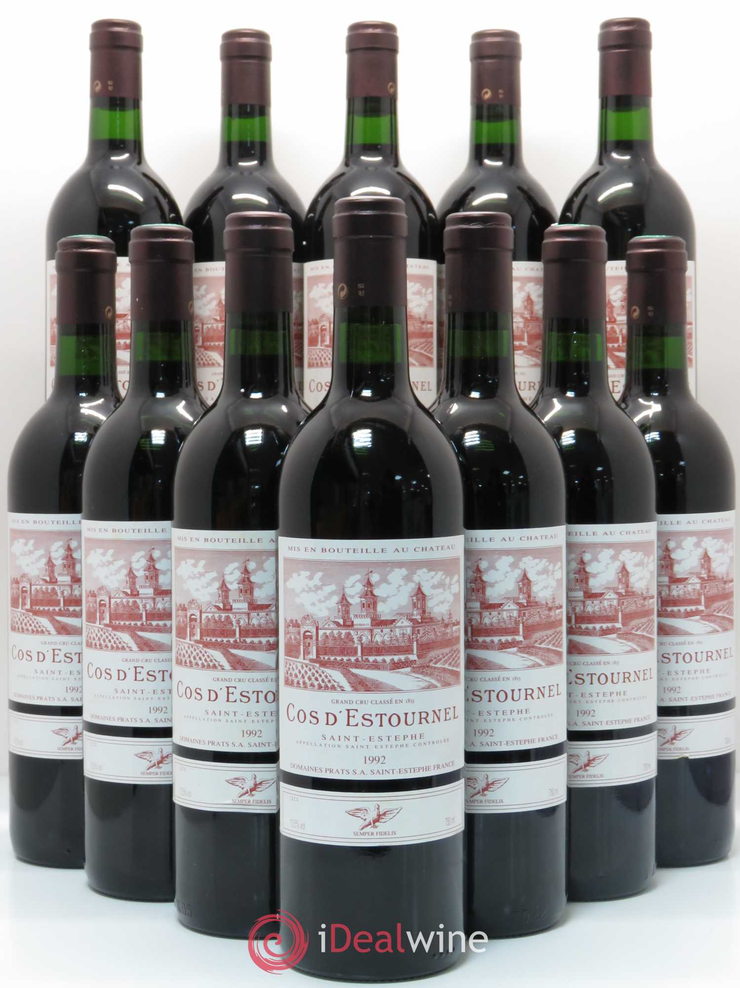Cos d'Estournel 2ème Grand Cru Classé 1992 - Lot de 12 bouteilles - 0