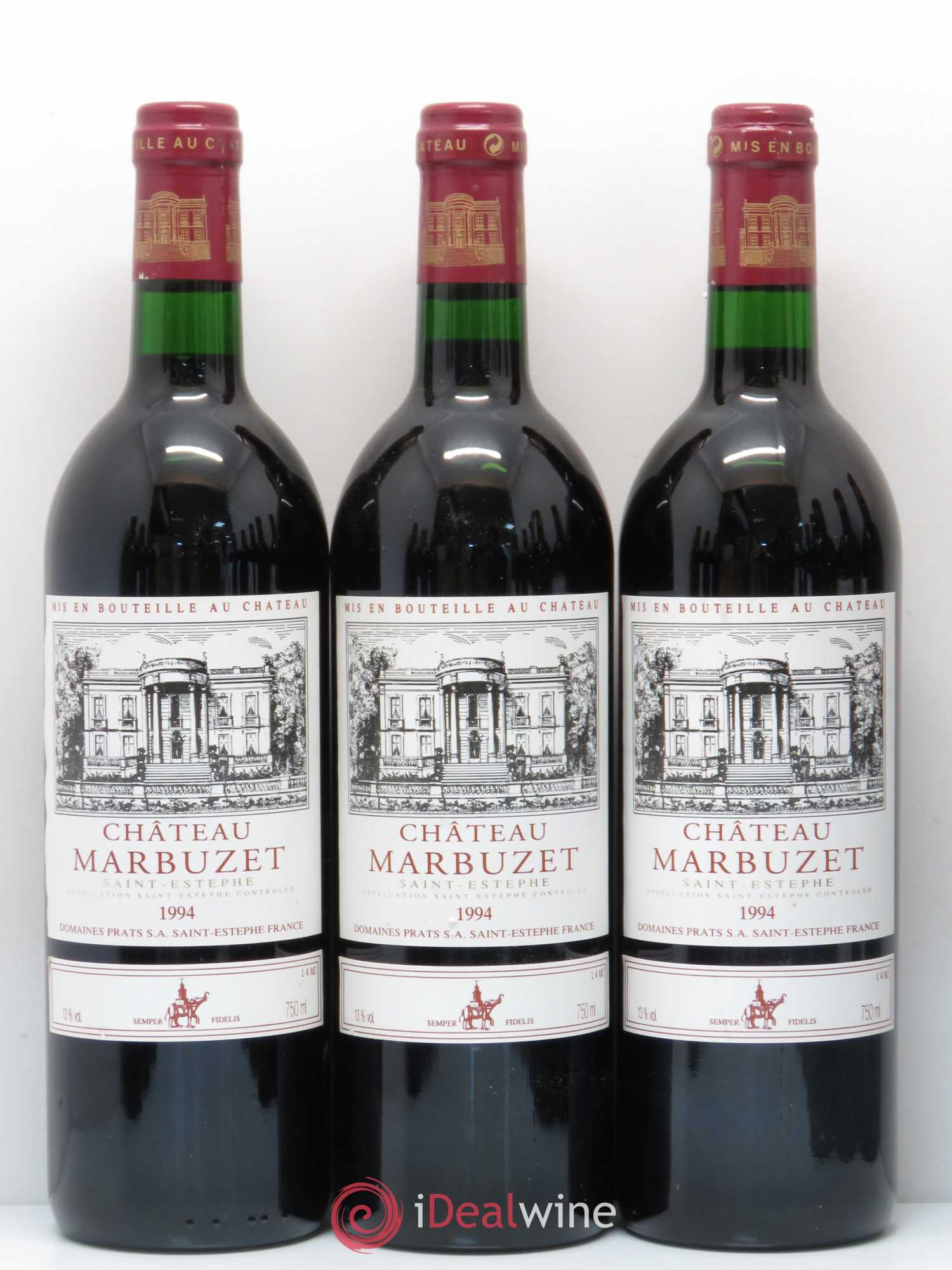Château de Marbuzet Cru Bourgeois 1994 - Lot de 12 bouteilles - 1