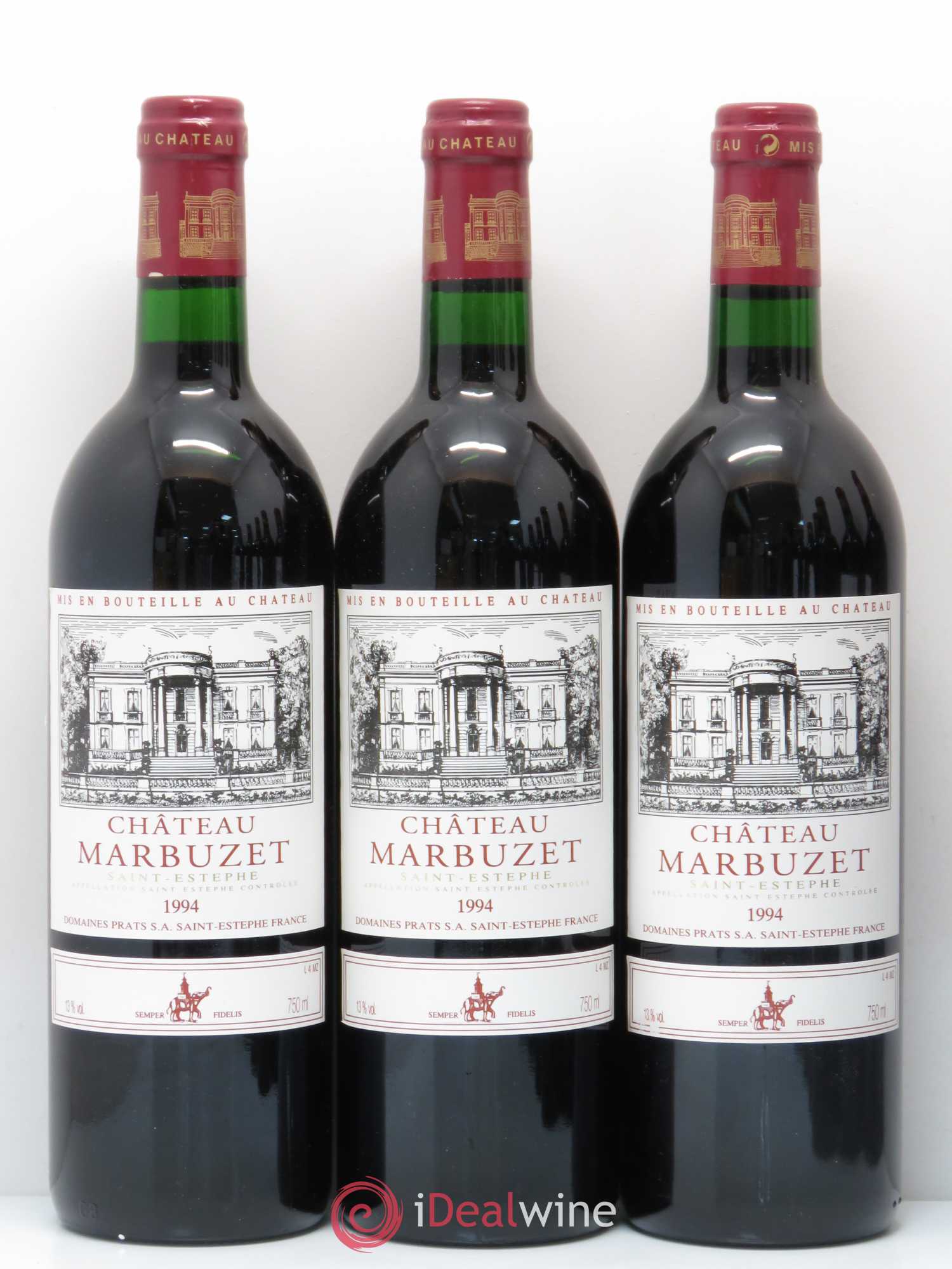 Château de Marbuzet Cru Bourgeois 1994 - Lot de 12 bouteilles - 2