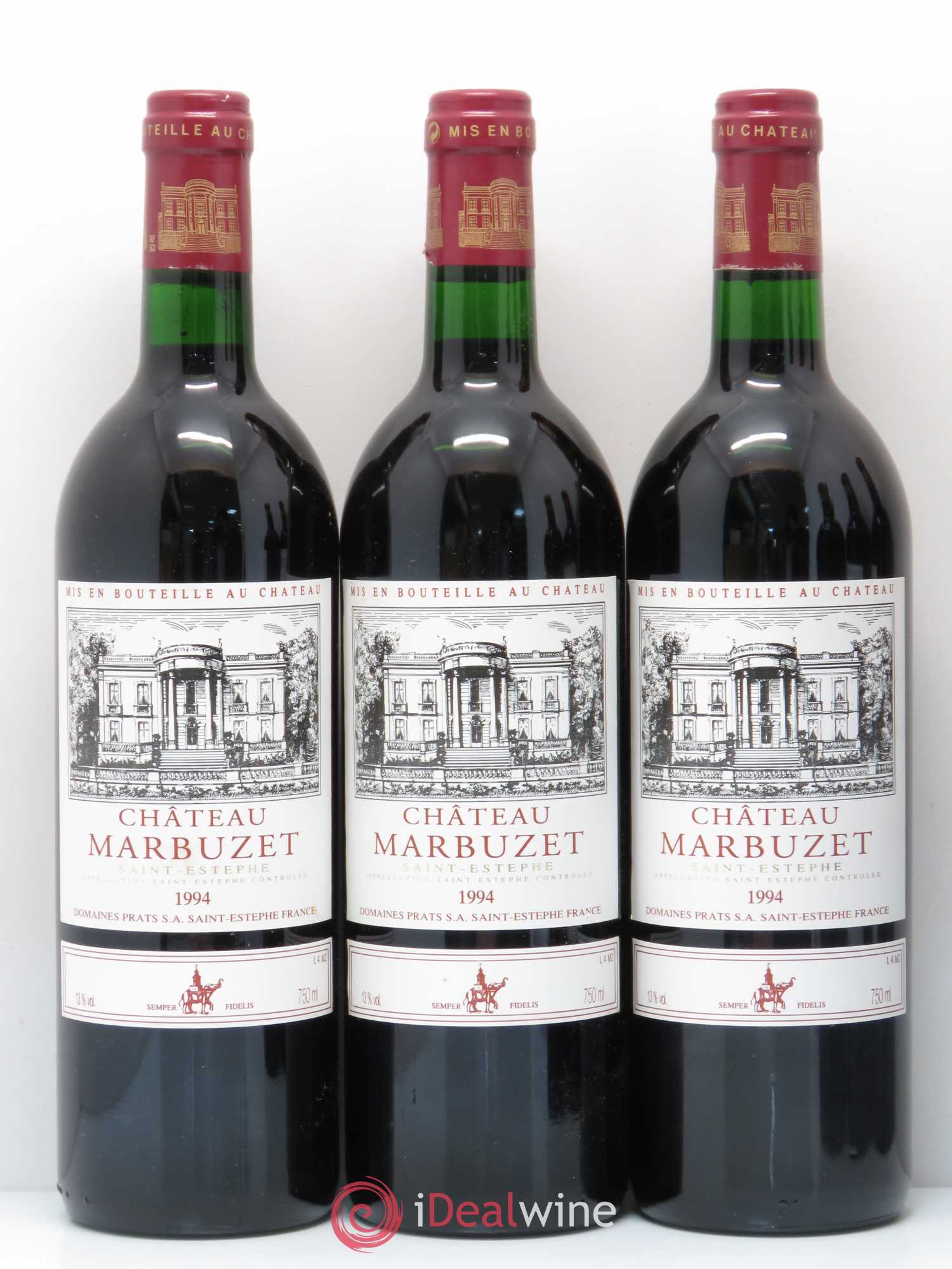 Château de Marbuzet Cru Bourgeois 1994 - Lot de 12 bouteilles - 3