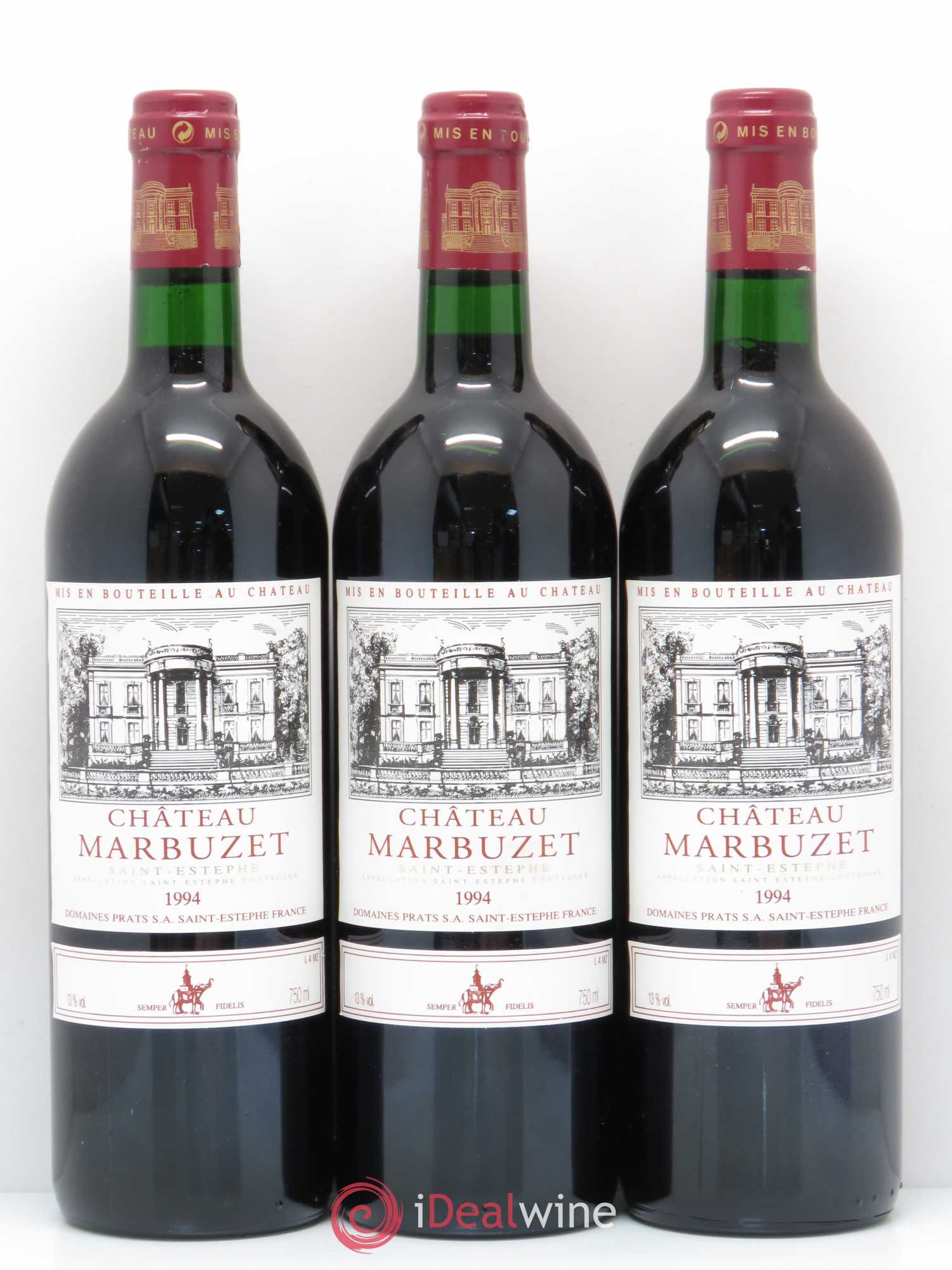 Château de Marbuzet Cru Bourgeois 1994 - Lot de 12 bouteilles - 4
