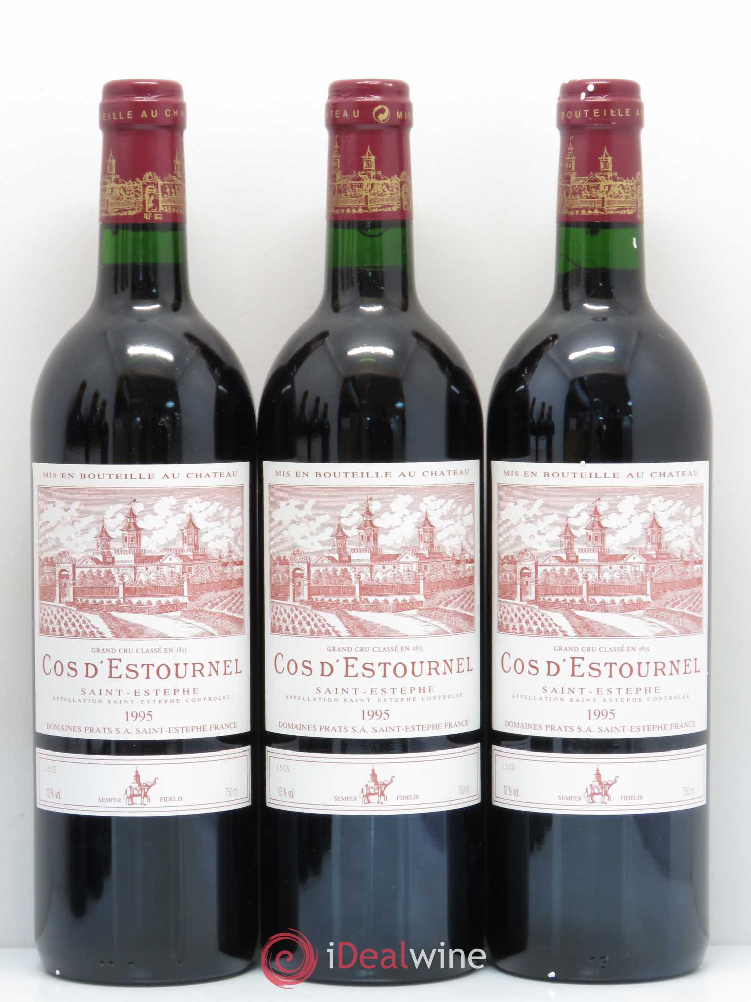 Cos d'Estournel 2ème Grand Cru Classé 1995 - Lot de 6 bouteilles - 1