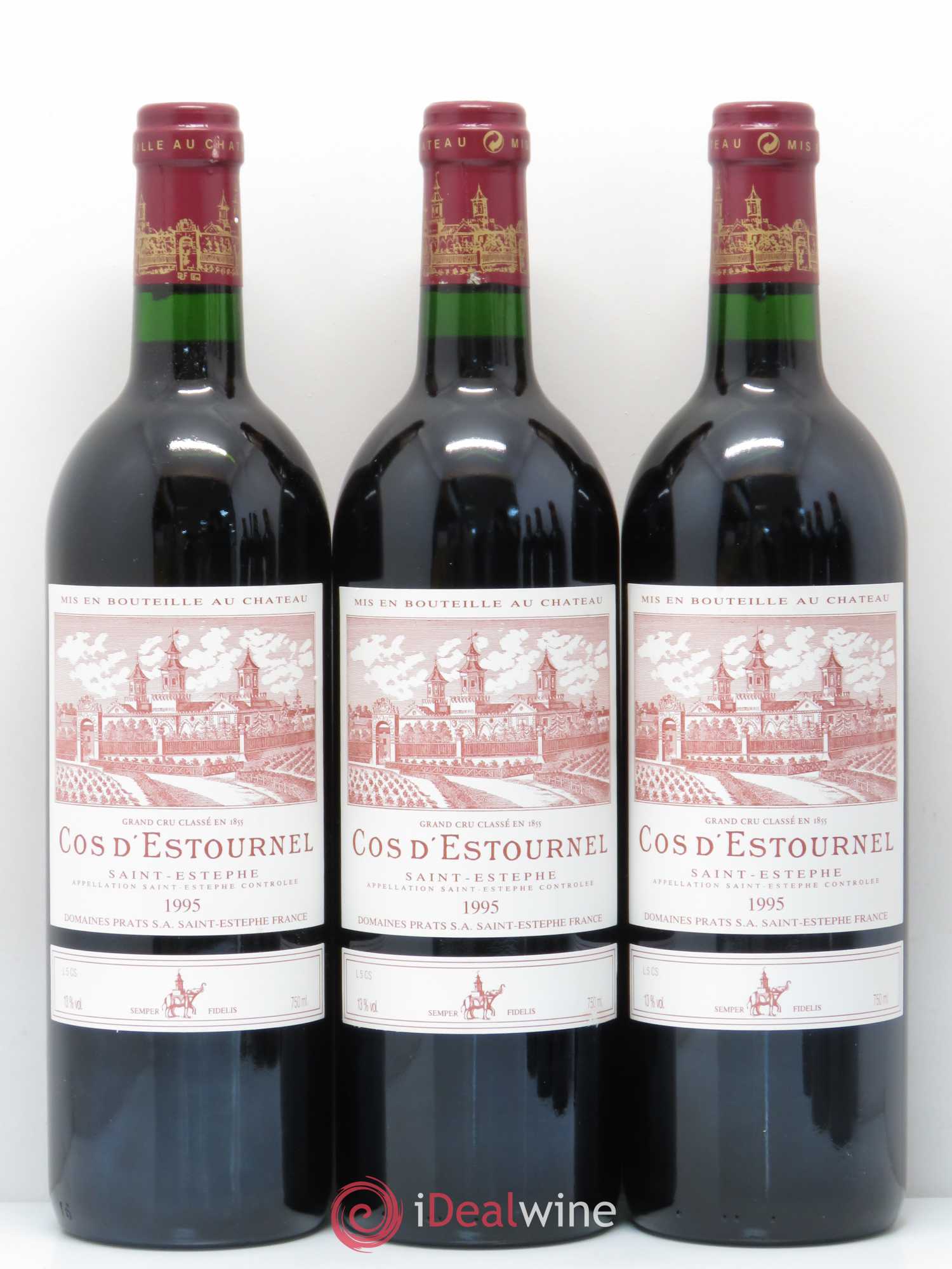 Cos d'Estournel 2ème Grand Cru Classé 1995 - Lot de 6 bouteilles - 2