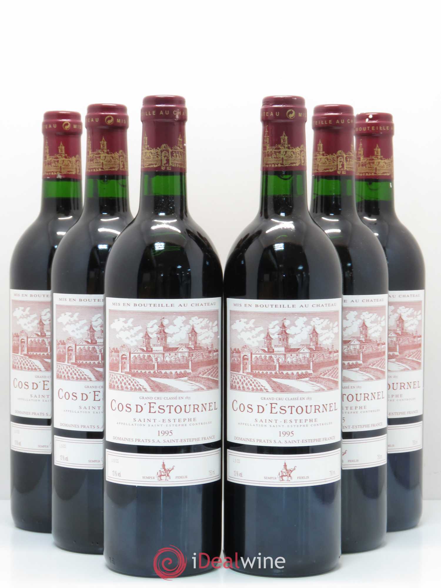 Cos d'Estournel 2ème Grand Cru Classé 1995 - Lot de 6 bouteilles - 0