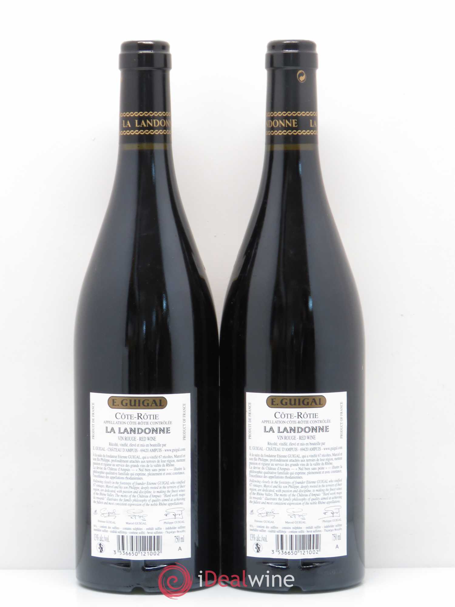 Côte-Rôtie La Landonne Guigal 2010 - Lot de 2 bouteilles - 1