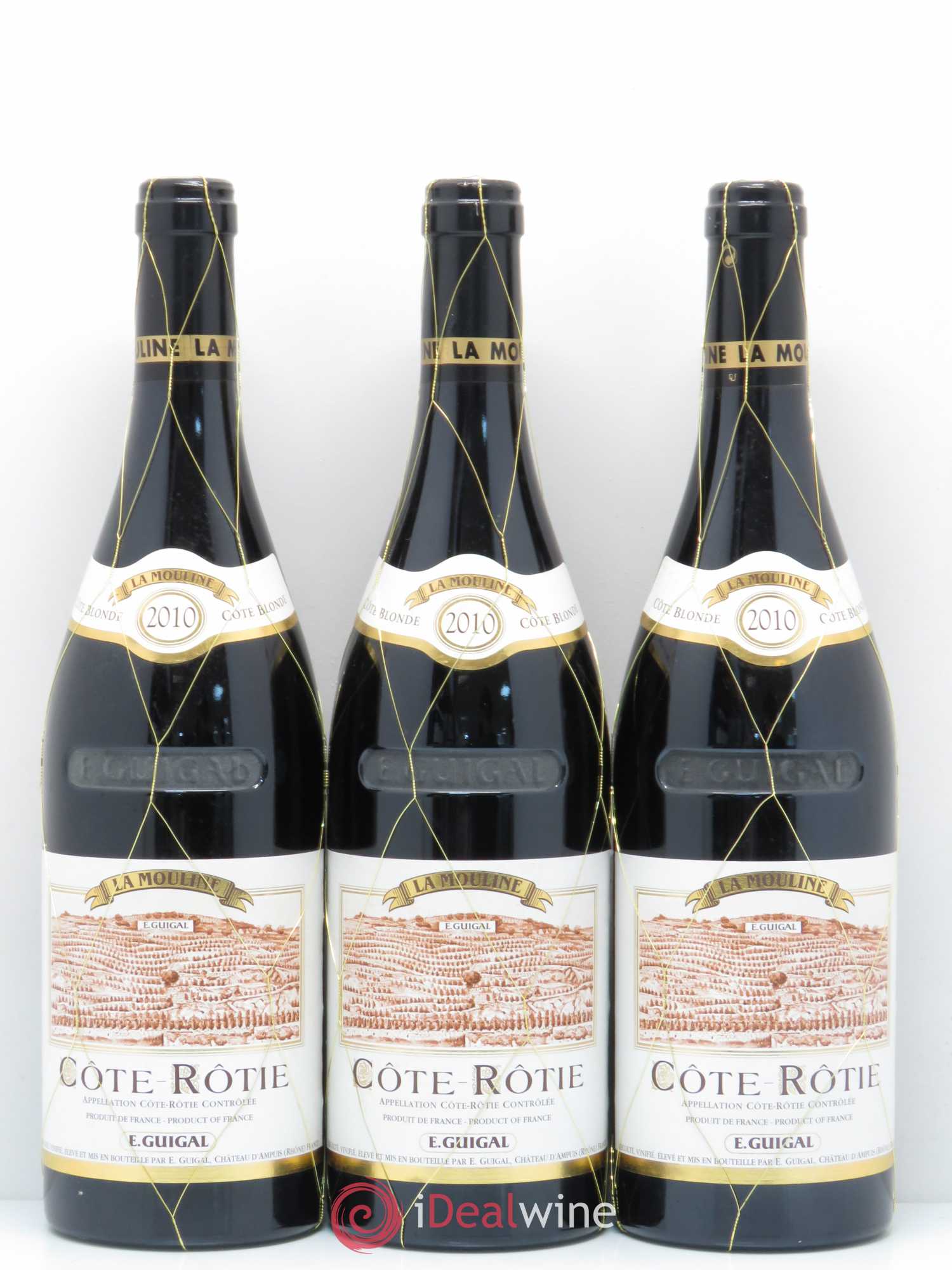 Côte-Rôtie La Mouline Guigal 2010 - Lot de 3 bouteilles - 0