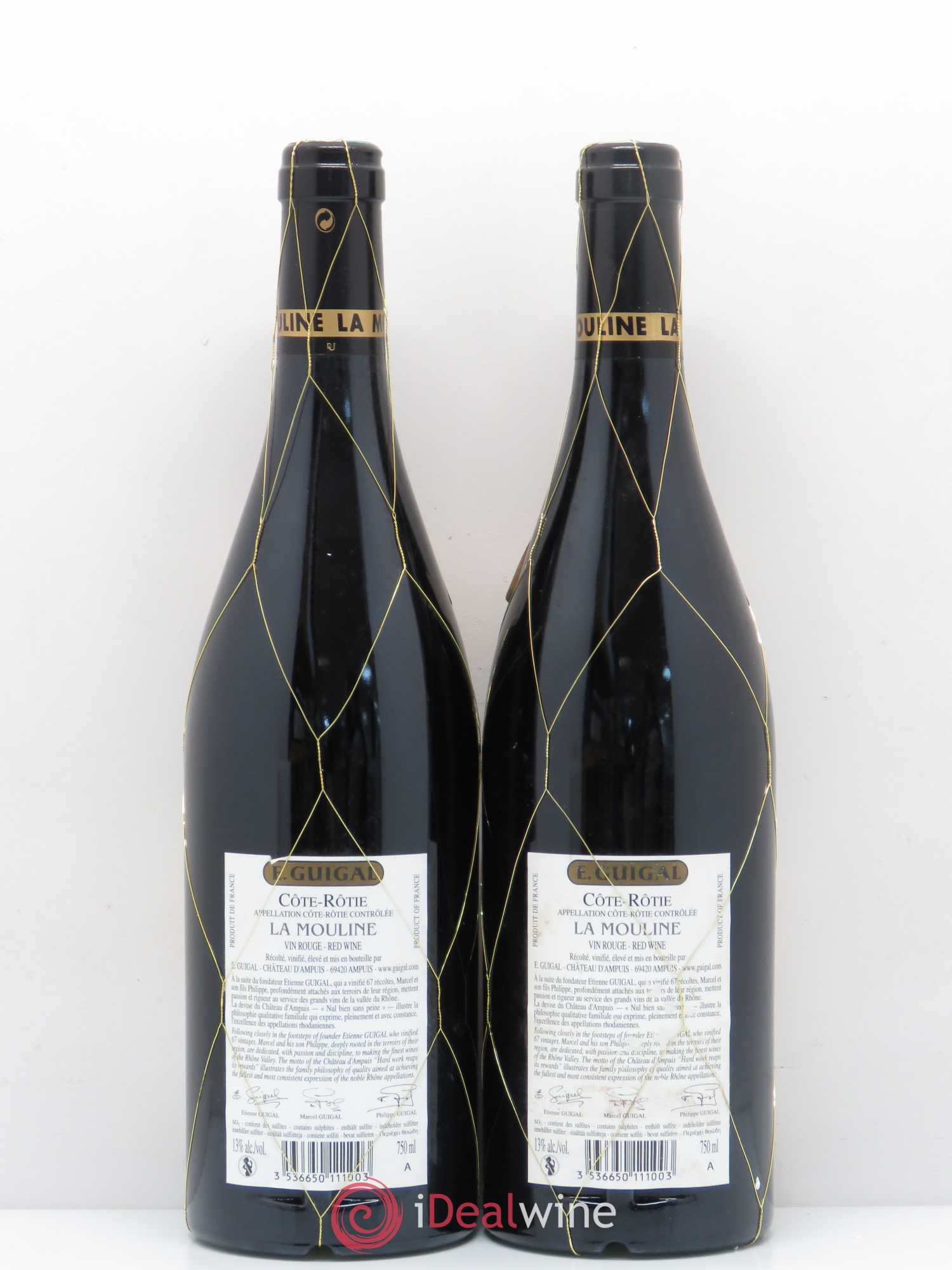 Côte-Rôtie La Mouline Guigal 2010 - Lot de 2 bouteilles - 1