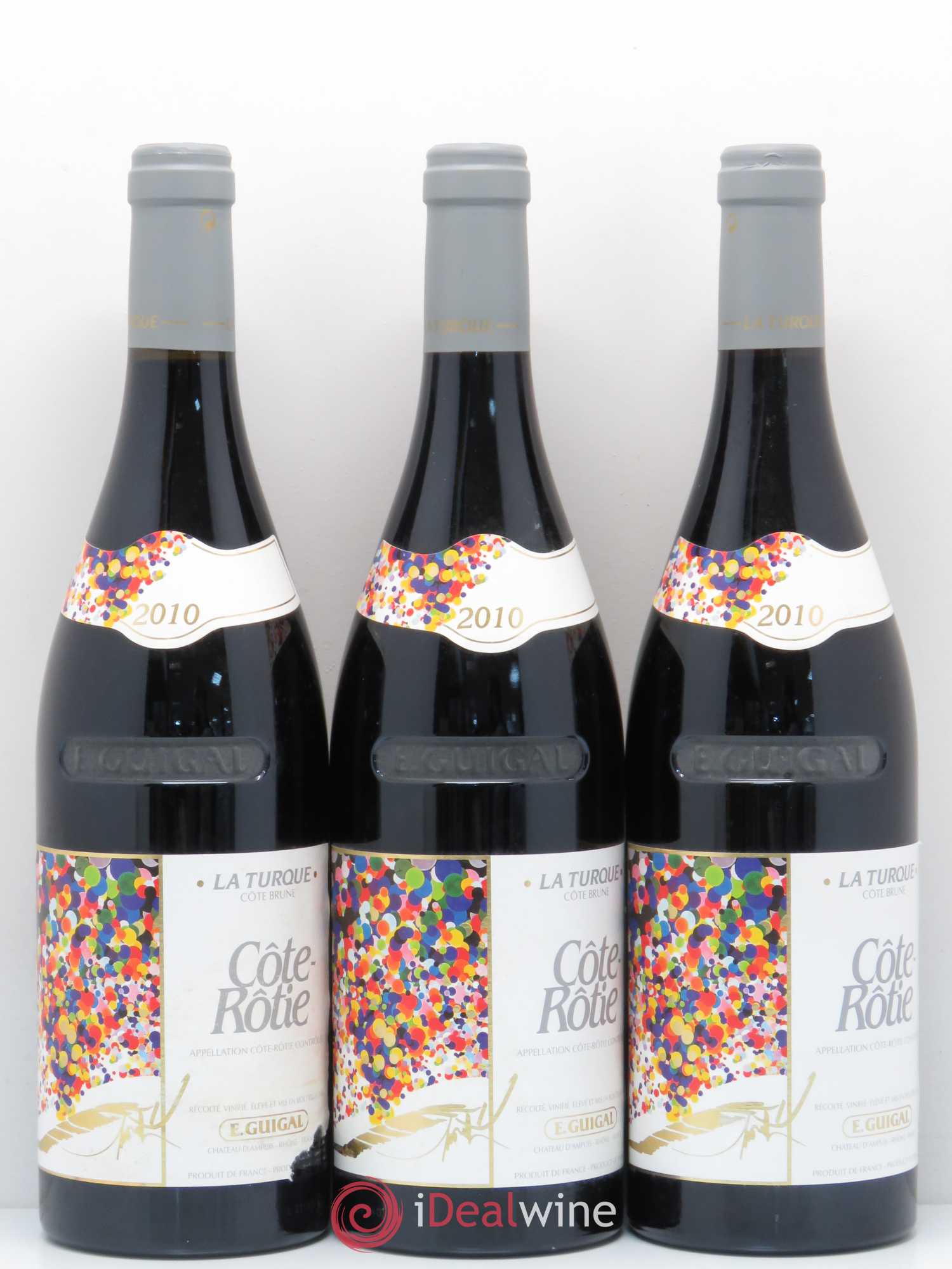 Côte-Rôtie La Turque Guigal 2010 - Lot de 3 bouteilles - 0