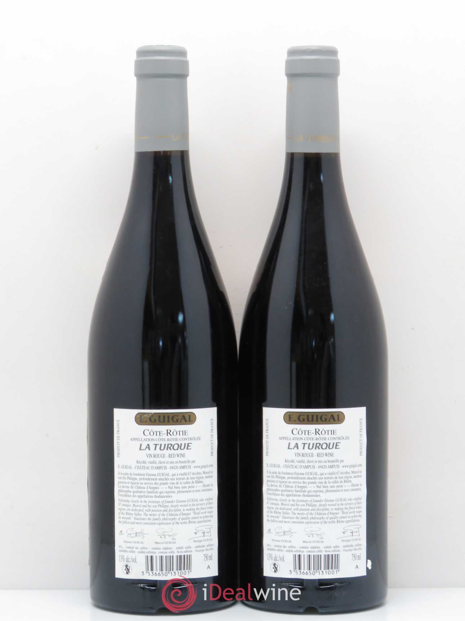 Côte-Rôtie La Turque Guigal 2010 - Lot de 2 bouteilles - 1