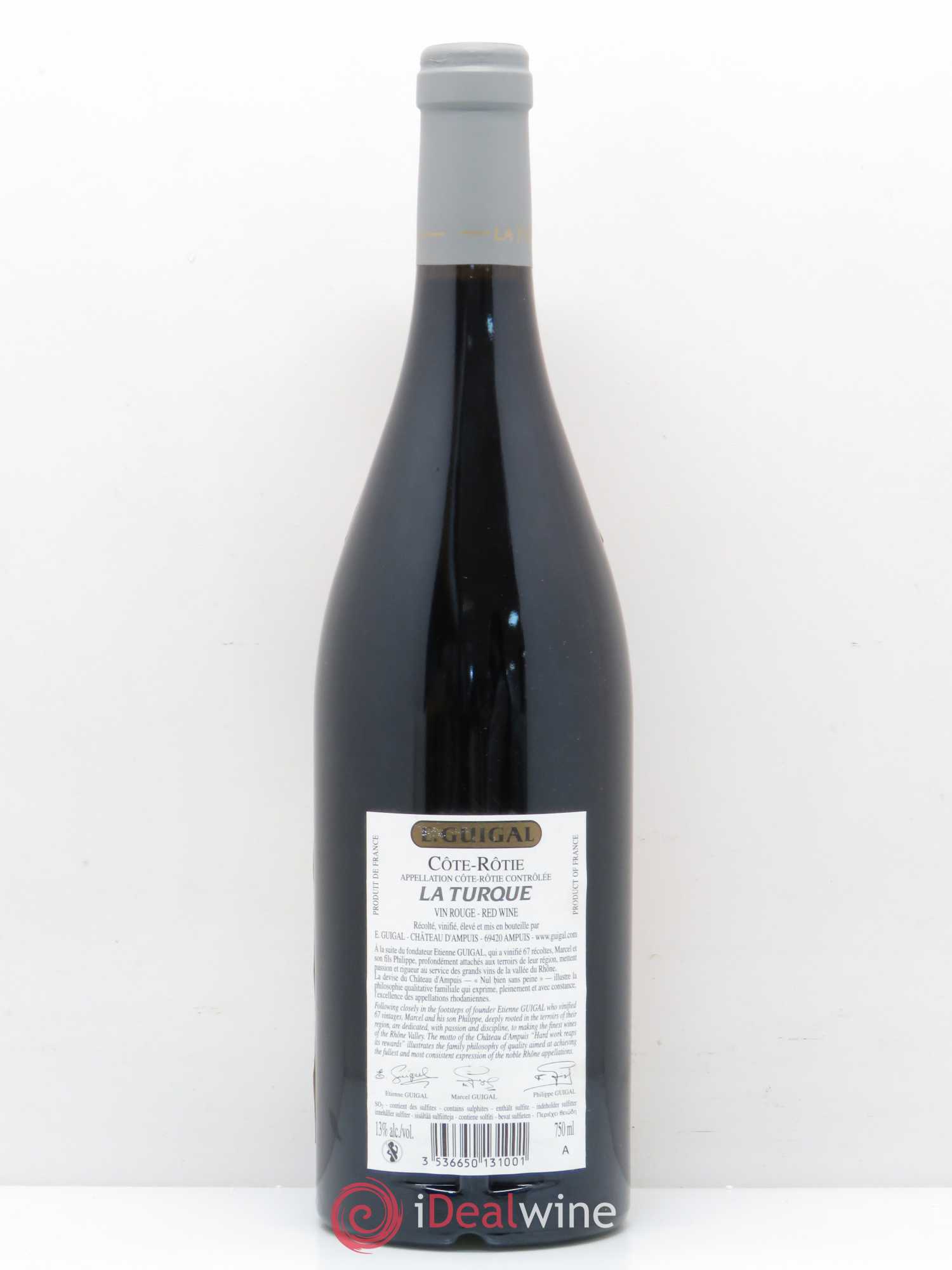 Côte-Rôtie La Turque Guigal 2010 - Lot de 1 bouteille - 1