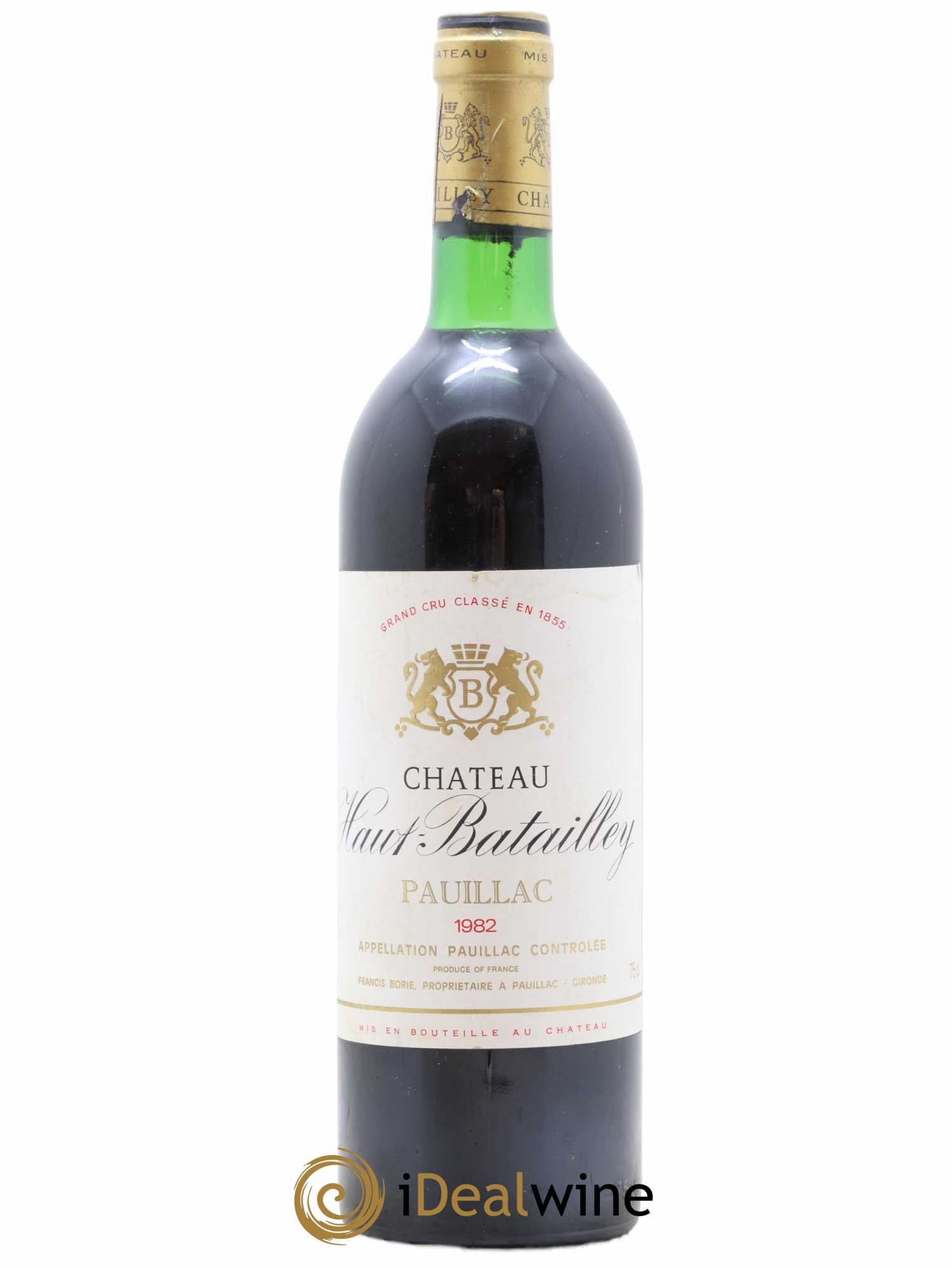 Château Haut Batailley 5ème Grand Cru Classé 1982 - Lot de 1 bouteille - 0