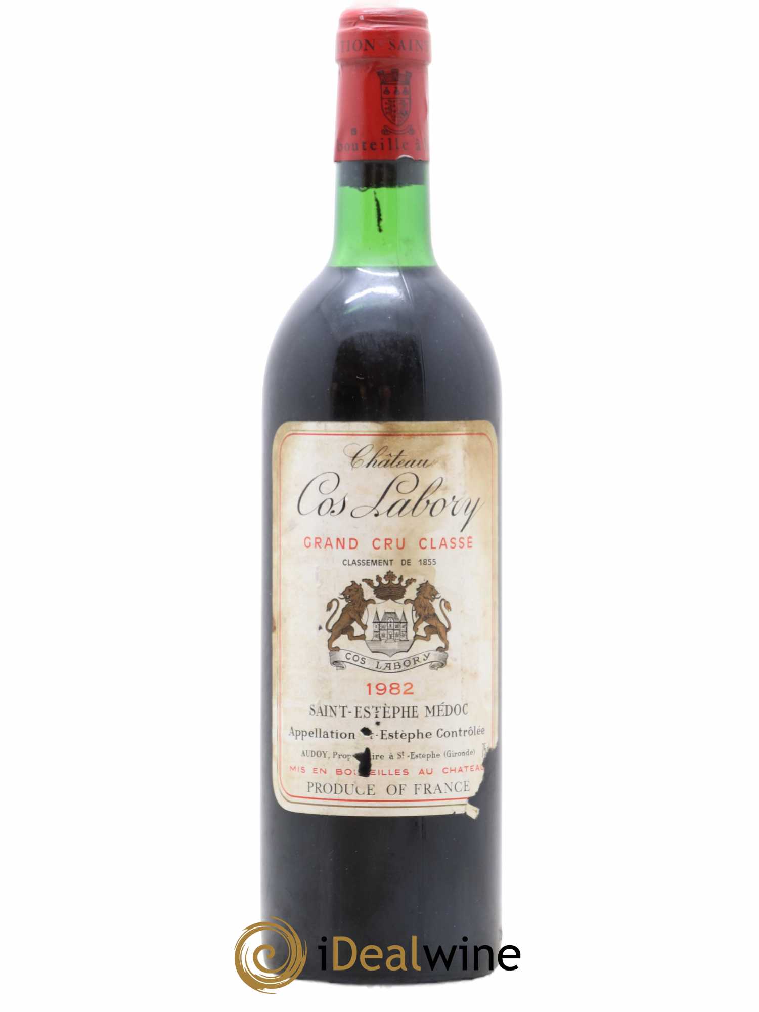Château Cos Labory 5ème Grand Cru Classé 1982 - Lot de 1 bouteille - 0