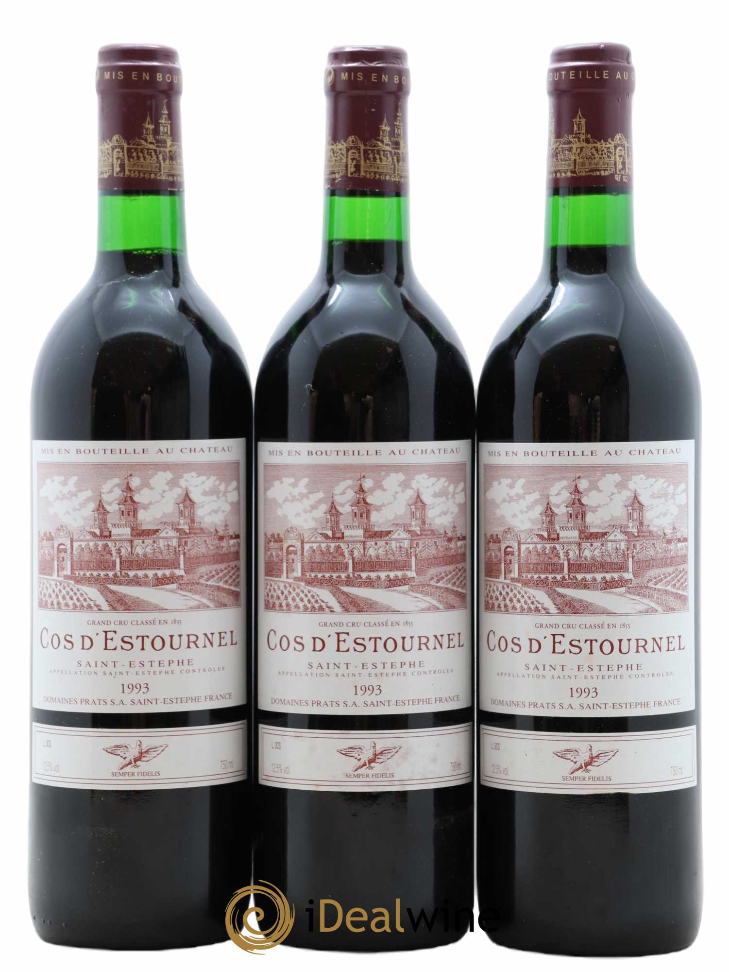Cos d'Estournel 2ème Grand Cru Classé 1993 - Lot de 6 bouteilles - 1