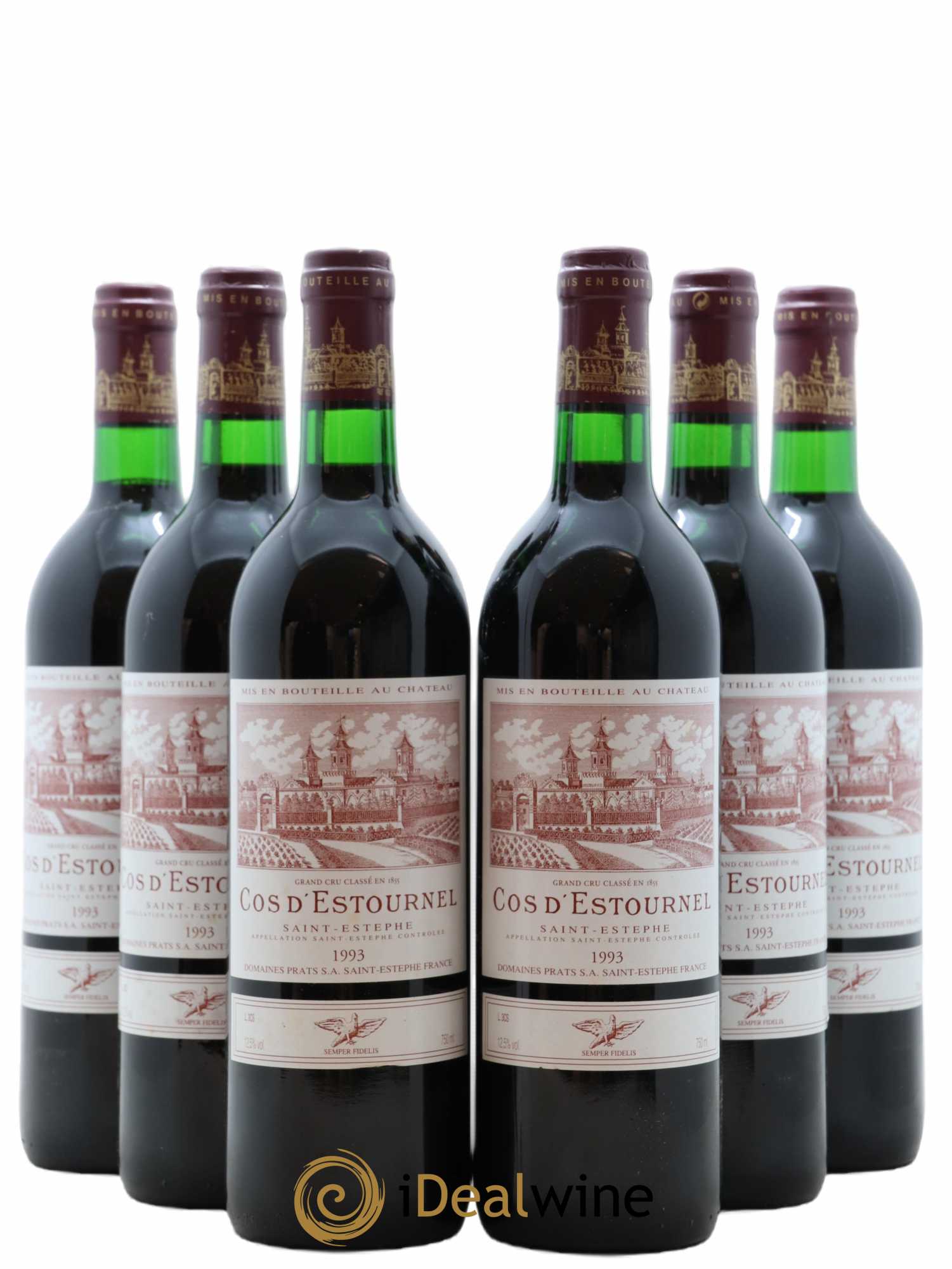 Cos d'Estournel 2ème Grand Cru Classé 1993 - Lot de 6 bouteilles - 0