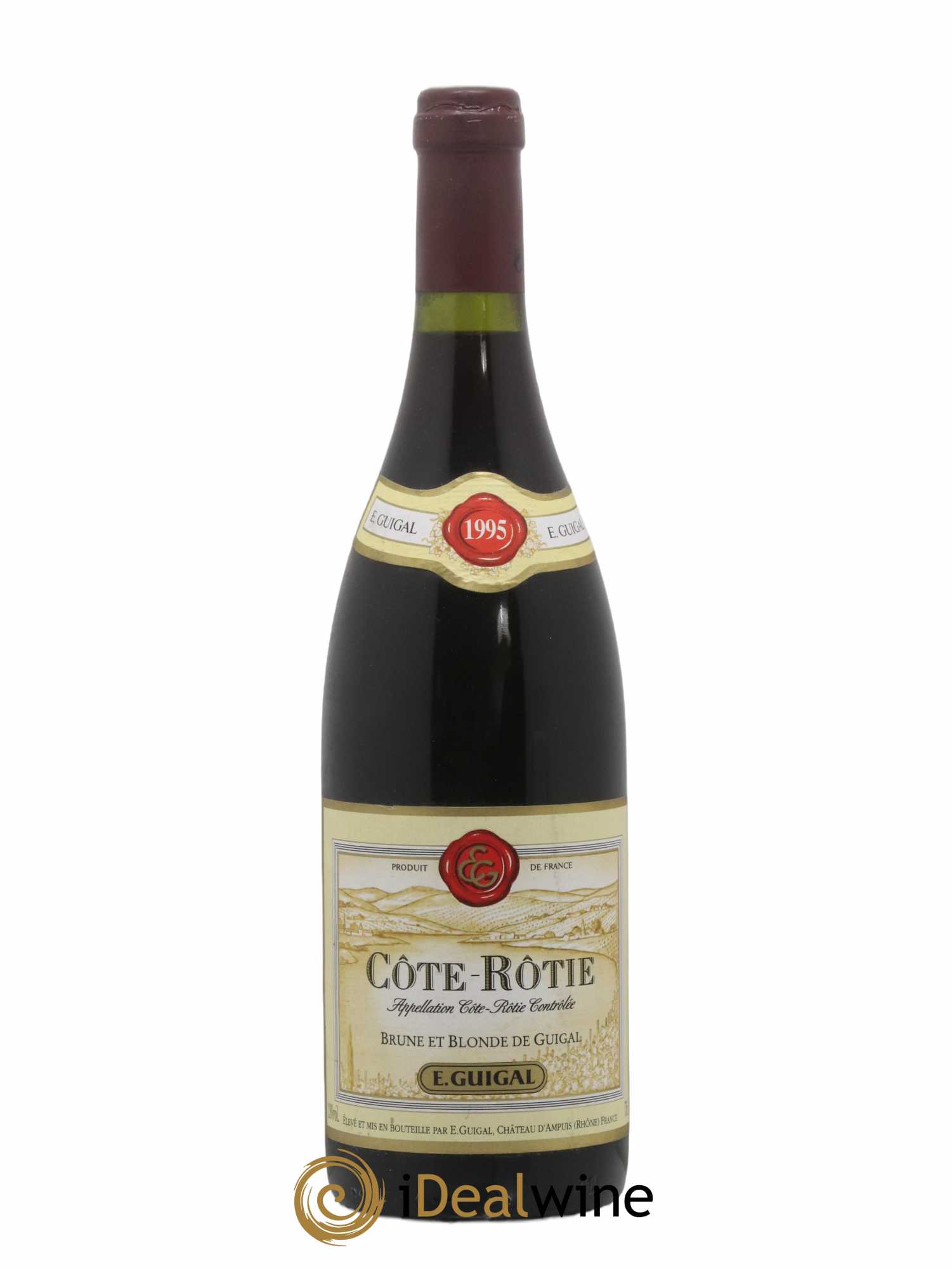 Côte-Rôtie Côtes Brune et Blonde Guigal 1995 - Lot de 1 bouteille - 0