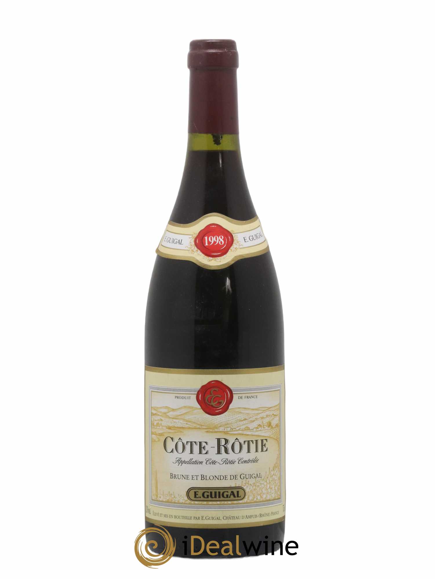 Côte-Rôtie Côtes Brune et Blonde Guigal 1998 - Lot de 1 bouteille - 0