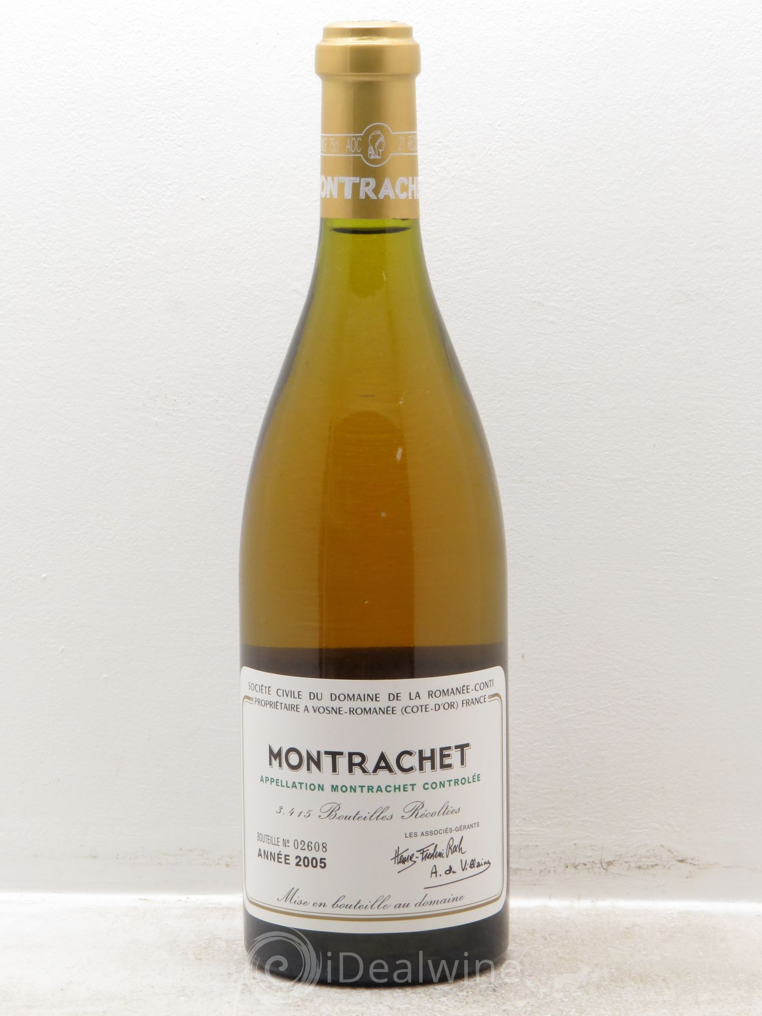 Montrachet Grand Cru Domaine de la Romanée-Conti 2005 - Lot de 1 bouteille - 0