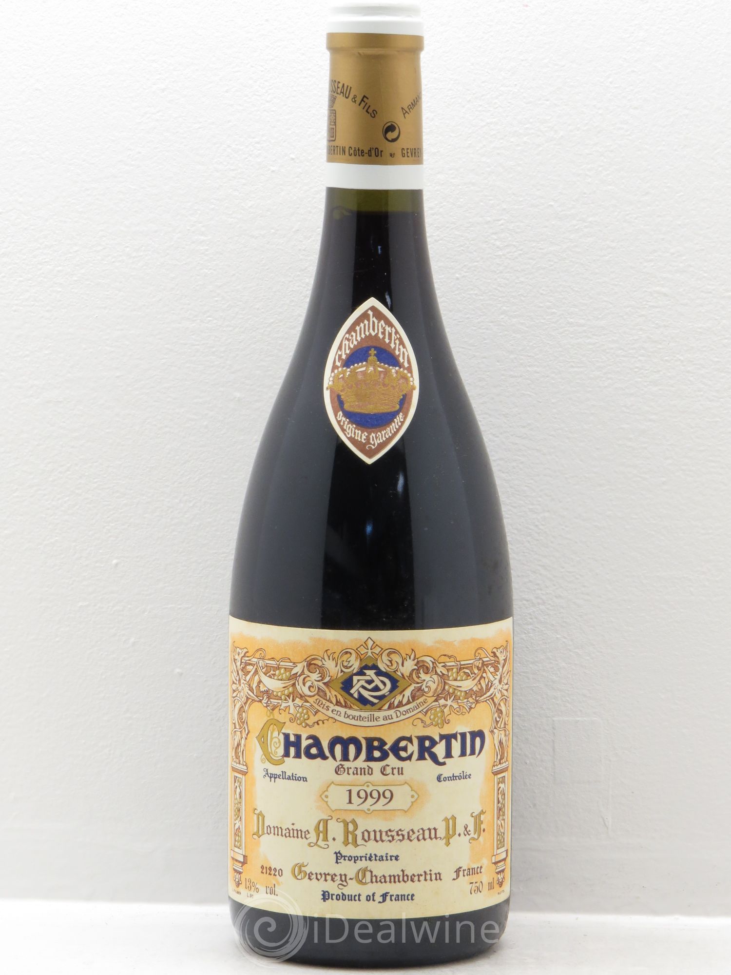 Chambertin Grand Cru Armand Rousseau (Domaine) 1999 - Lot de 1 bouteille - 0