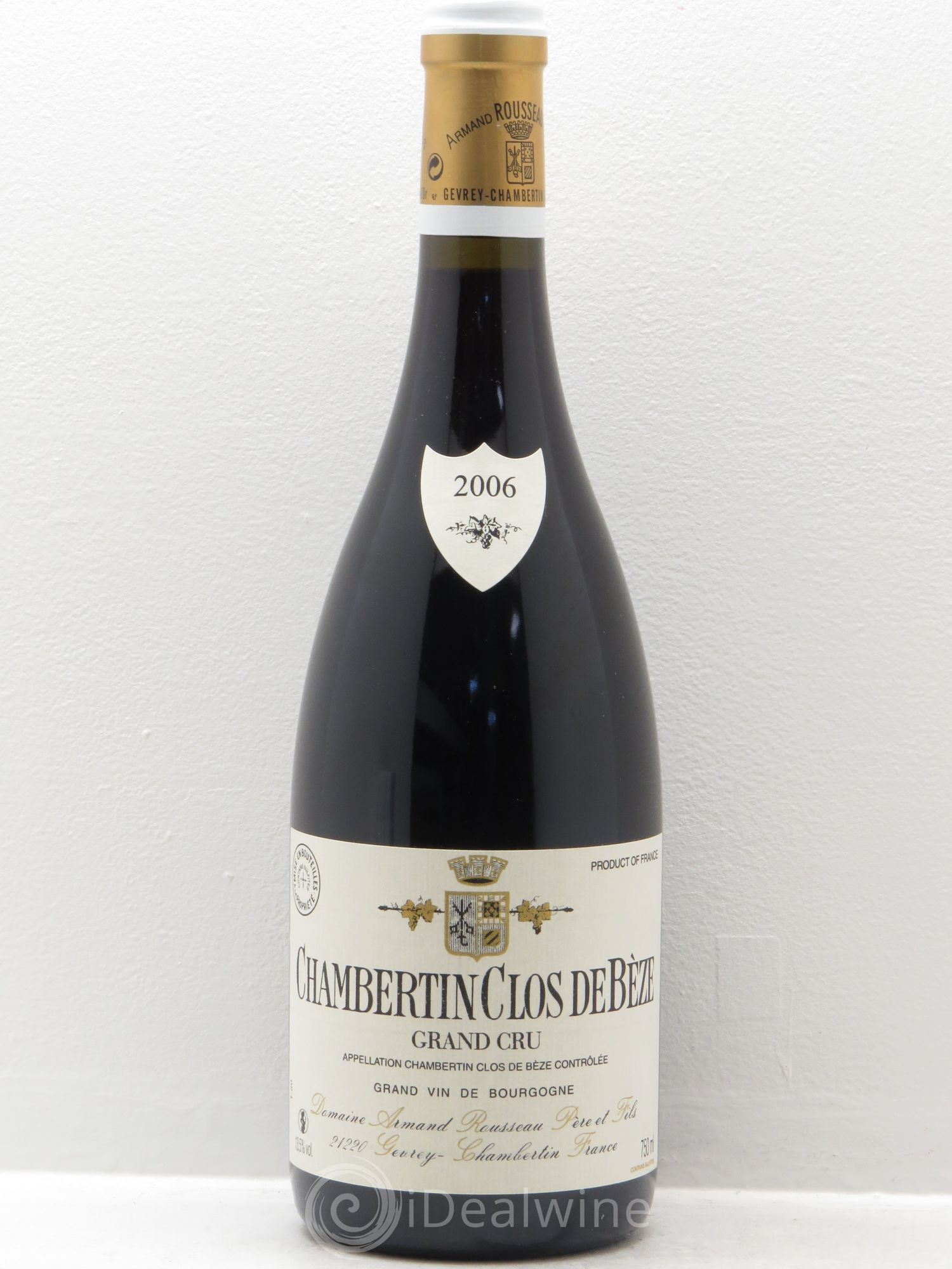 Chambertin Clos de Bèze Grand Cru Armand Rousseau (Domaine) 2006 - Lot de 1 bouteille - 0