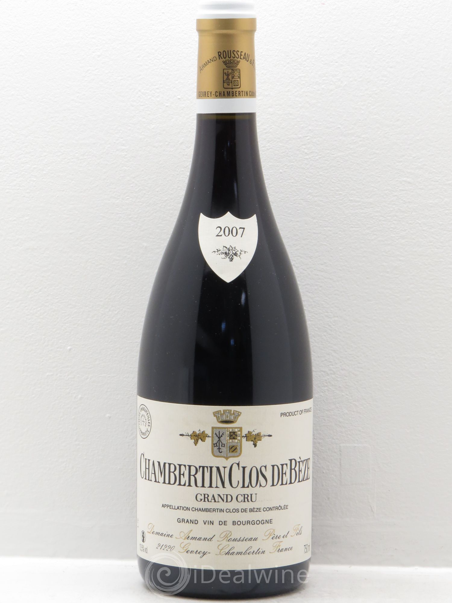 Chambertin Clos de Bèze Grand Cru Armand Rousseau (Domaine) 2007 - Lot de 1 bouteille - 0
