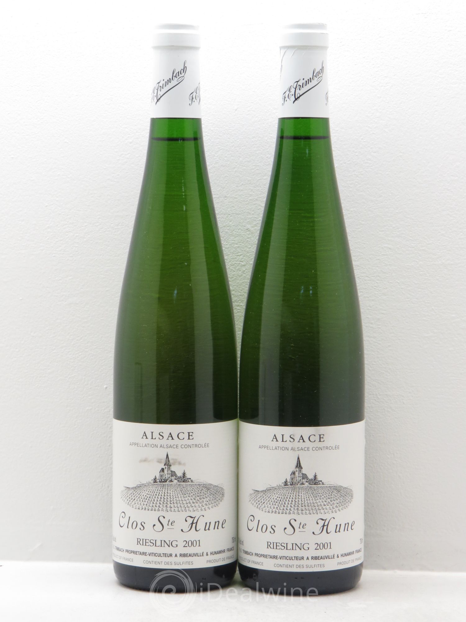 Alsace Riesling Clos Sainte-Hune Trimbach (Domaine) 2001 - Lot de 2 bouteilles - 0