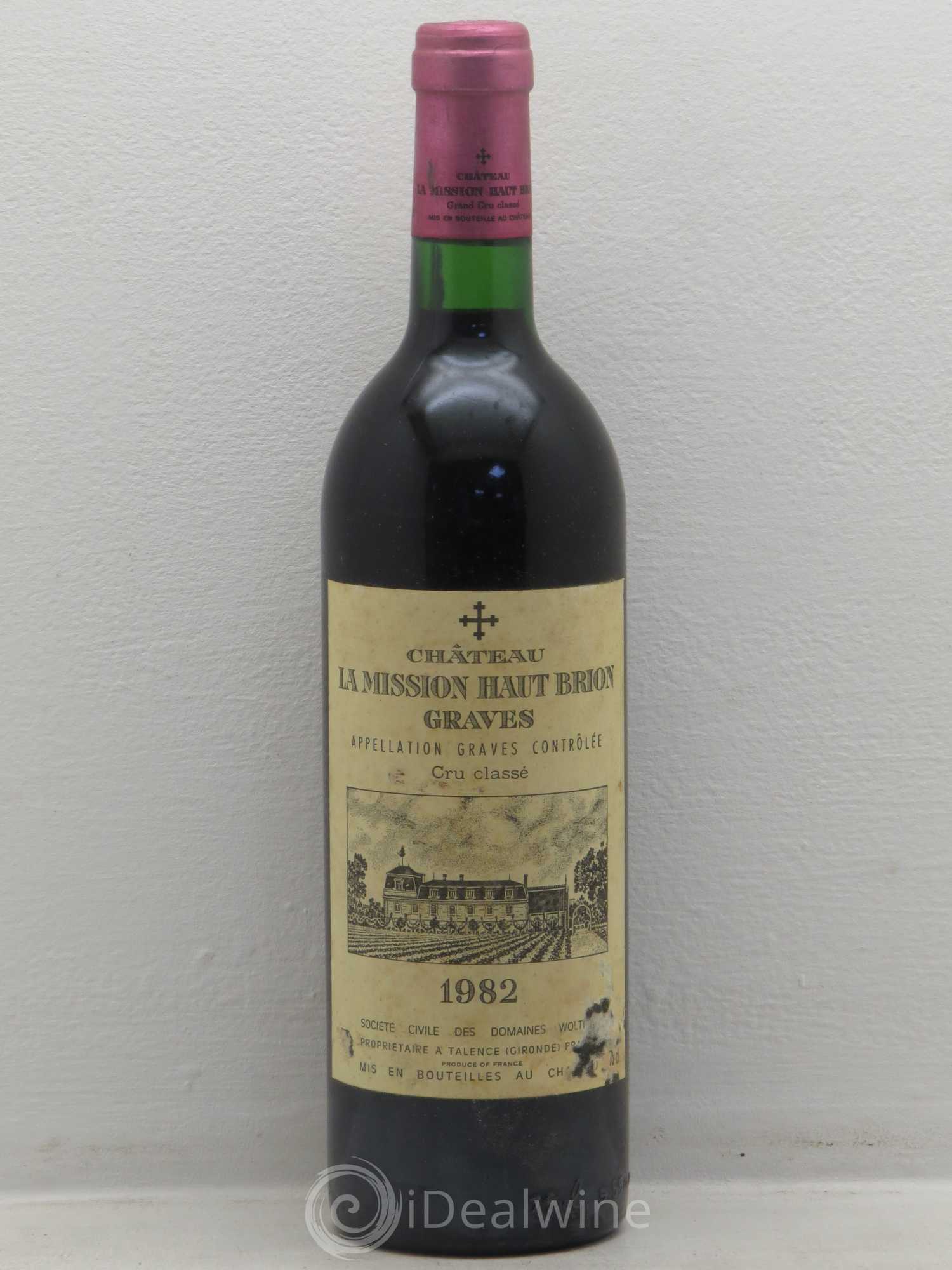 Château la Mission Haut-Brion Cru Classé de Graves (sans prix de réserve) 1982 - Lot de 1 bouteille - 0