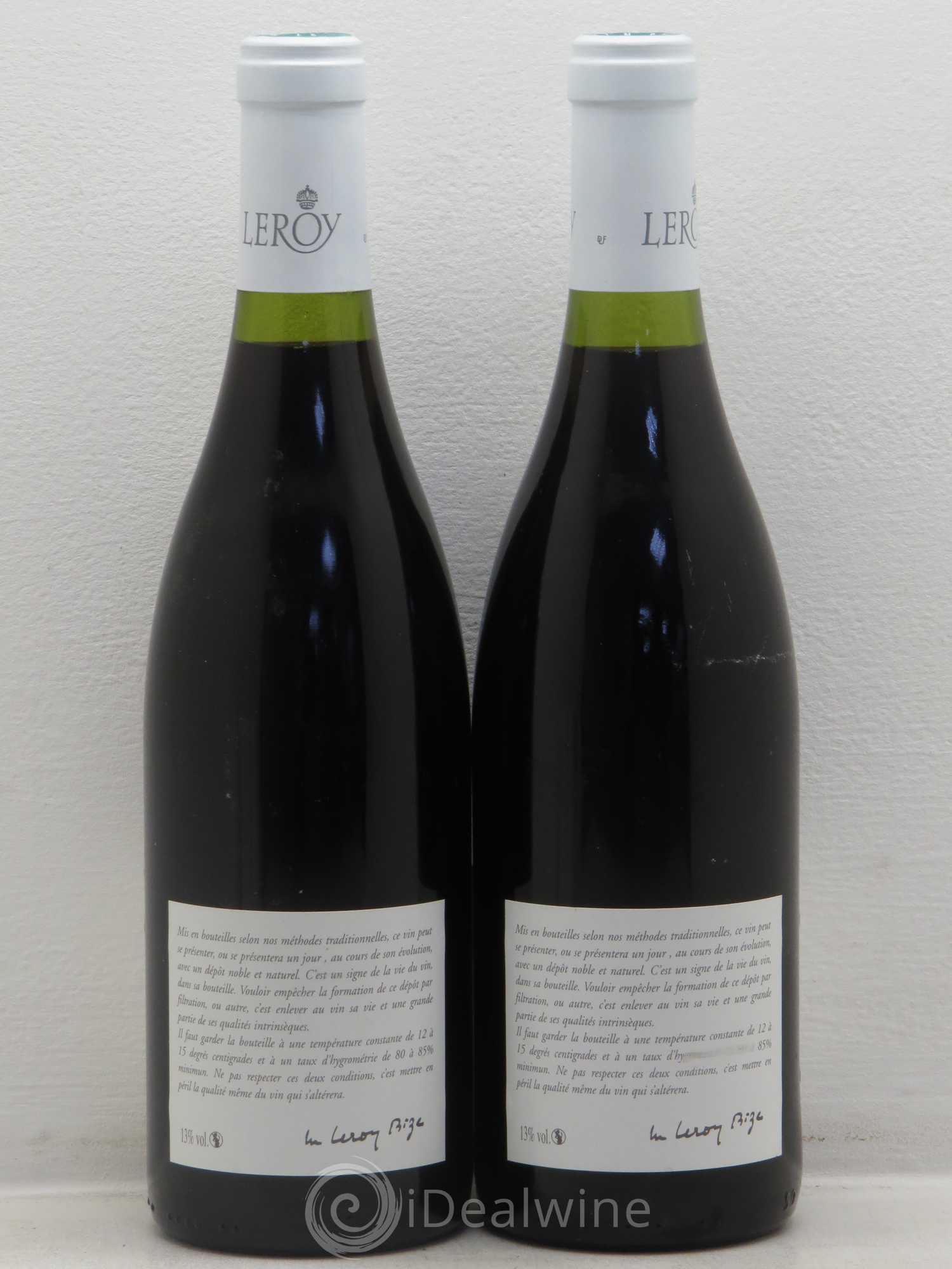 Savigny-lès-Beaune Leroy SA 2005 - Lot de 2 bouteilles - 1
