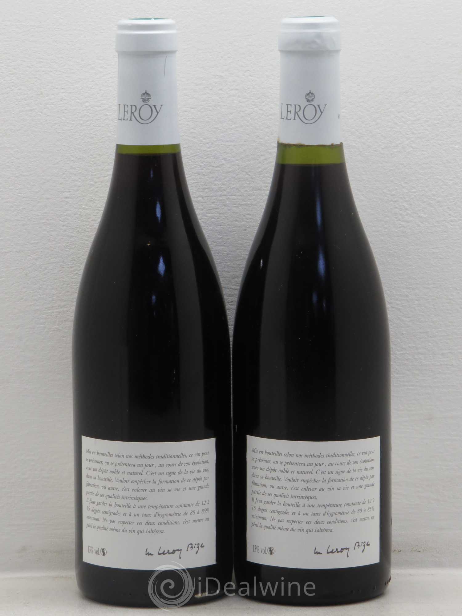Gevrey-Chambertin Leroy SA 2009 - Lot de 2 bouteilles - 1
