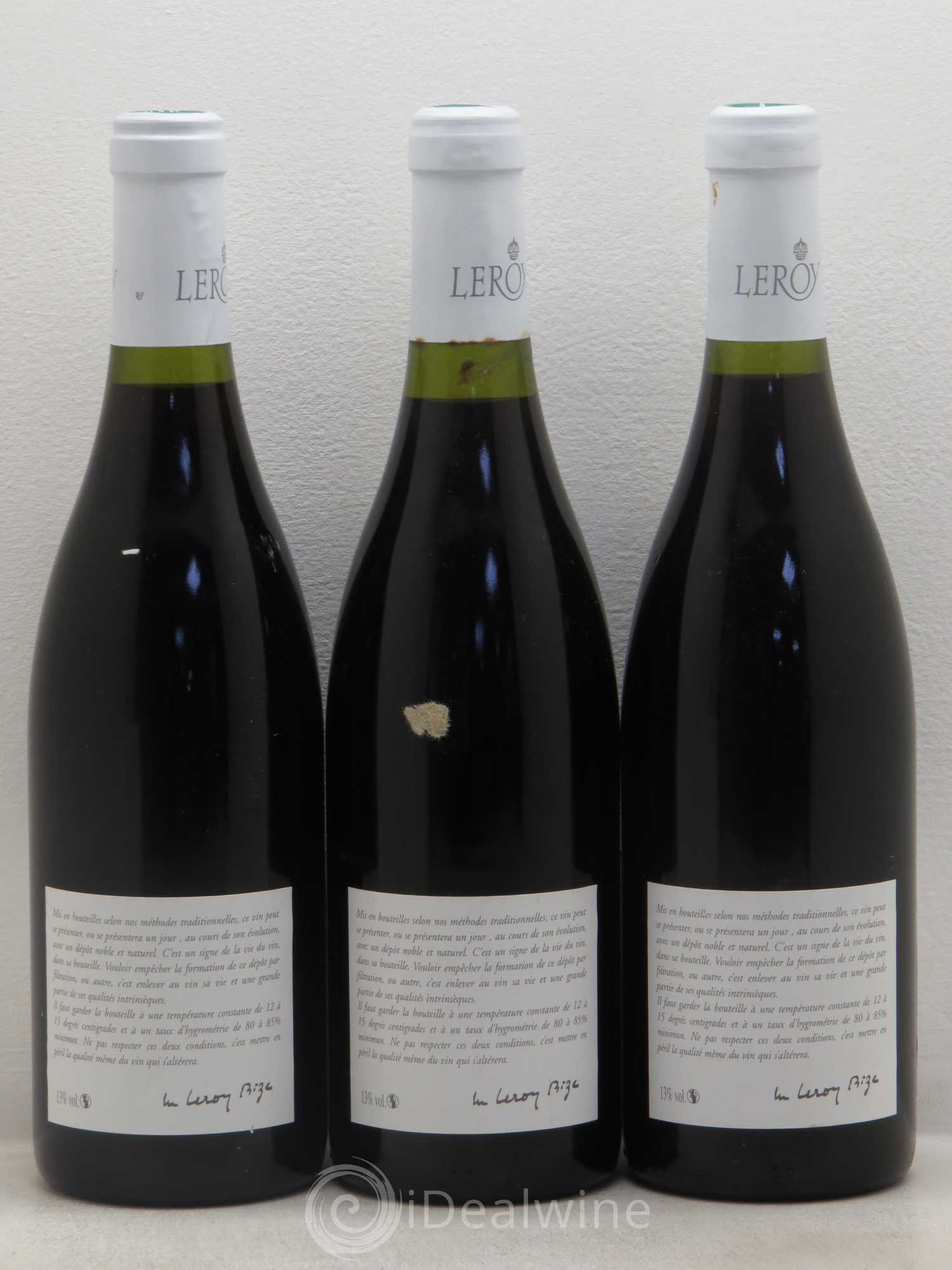 Vosne-Romanée Leroy SA 2009 - Lot de 3 bouteilles - 1