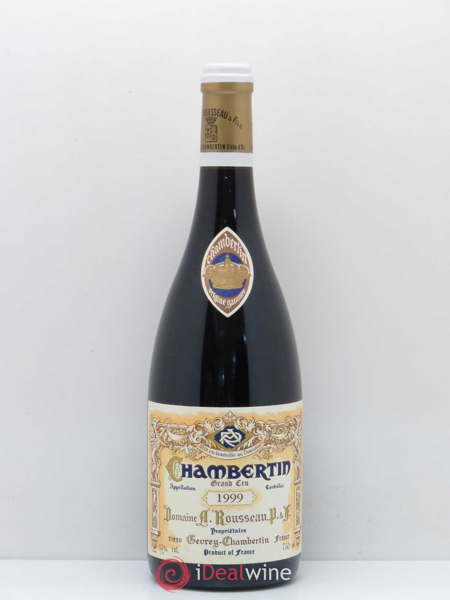 Chambertin Grand Cru Armand Rousseau (Domaine) 1999 - Lot de 1 bouteille - 0